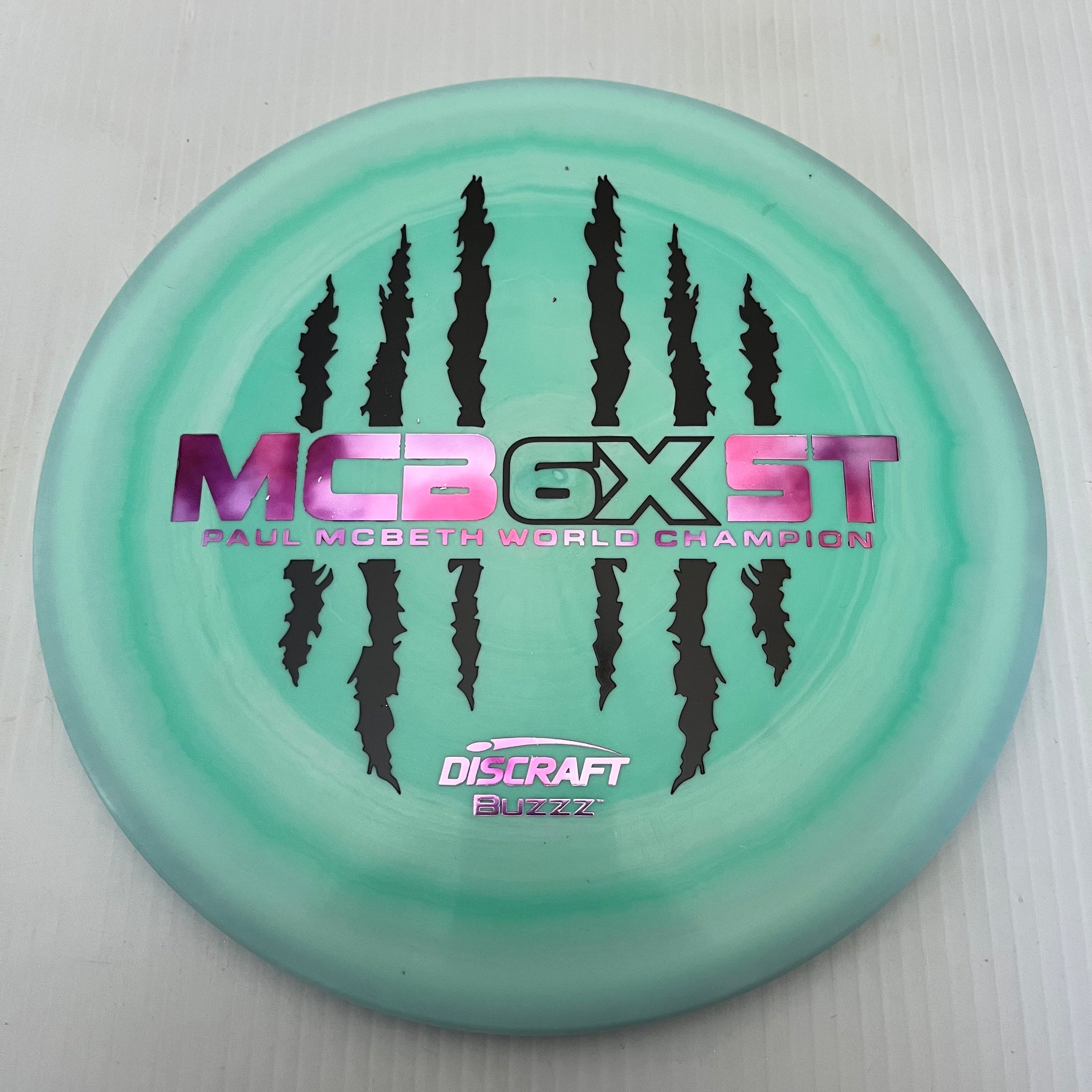 Discraft Paul McBeth 6x Claws Swirly ESP Buzzz 5/4/-1/1