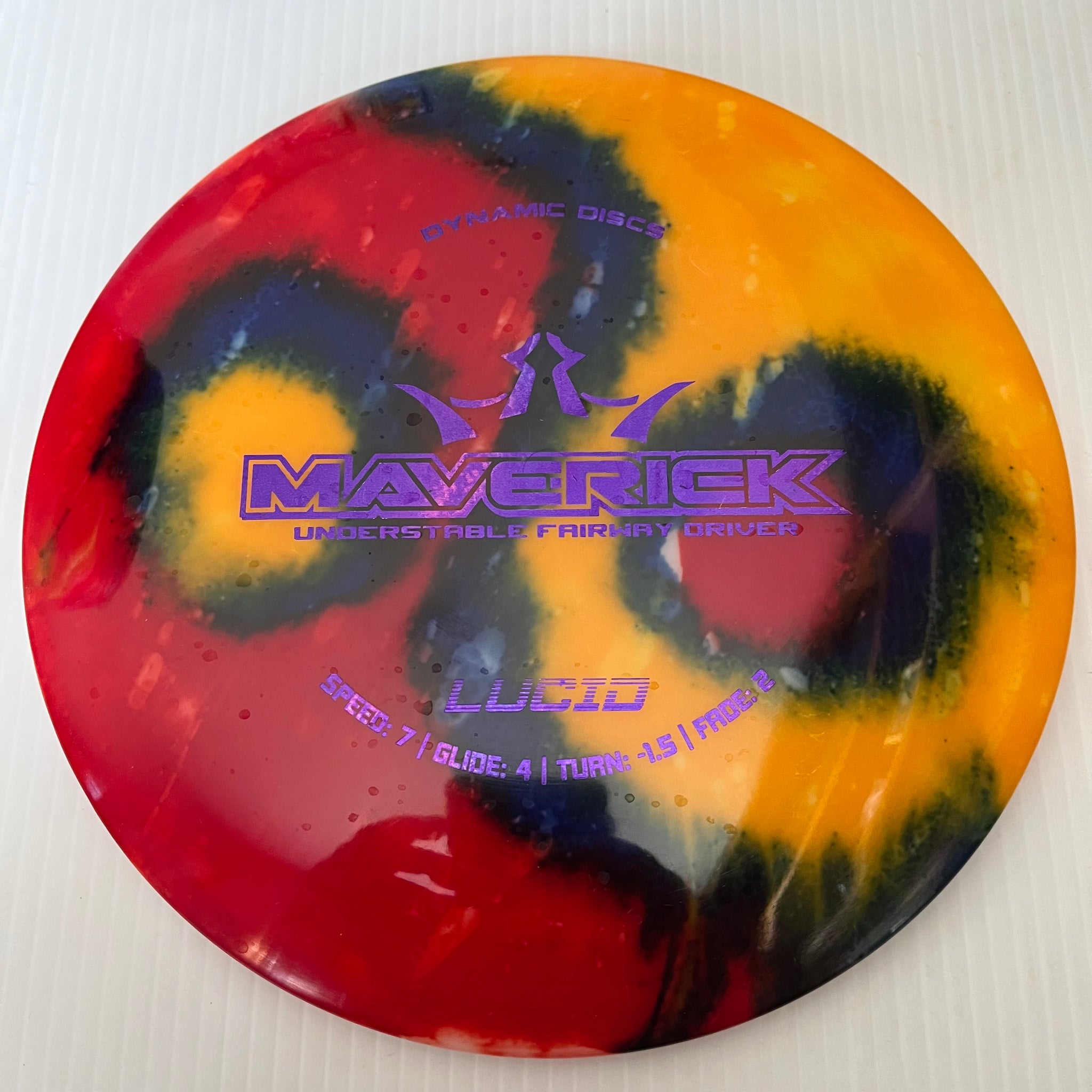 Dynamic Discs MyDye Lucid Maverick 7/4/-1.5/2