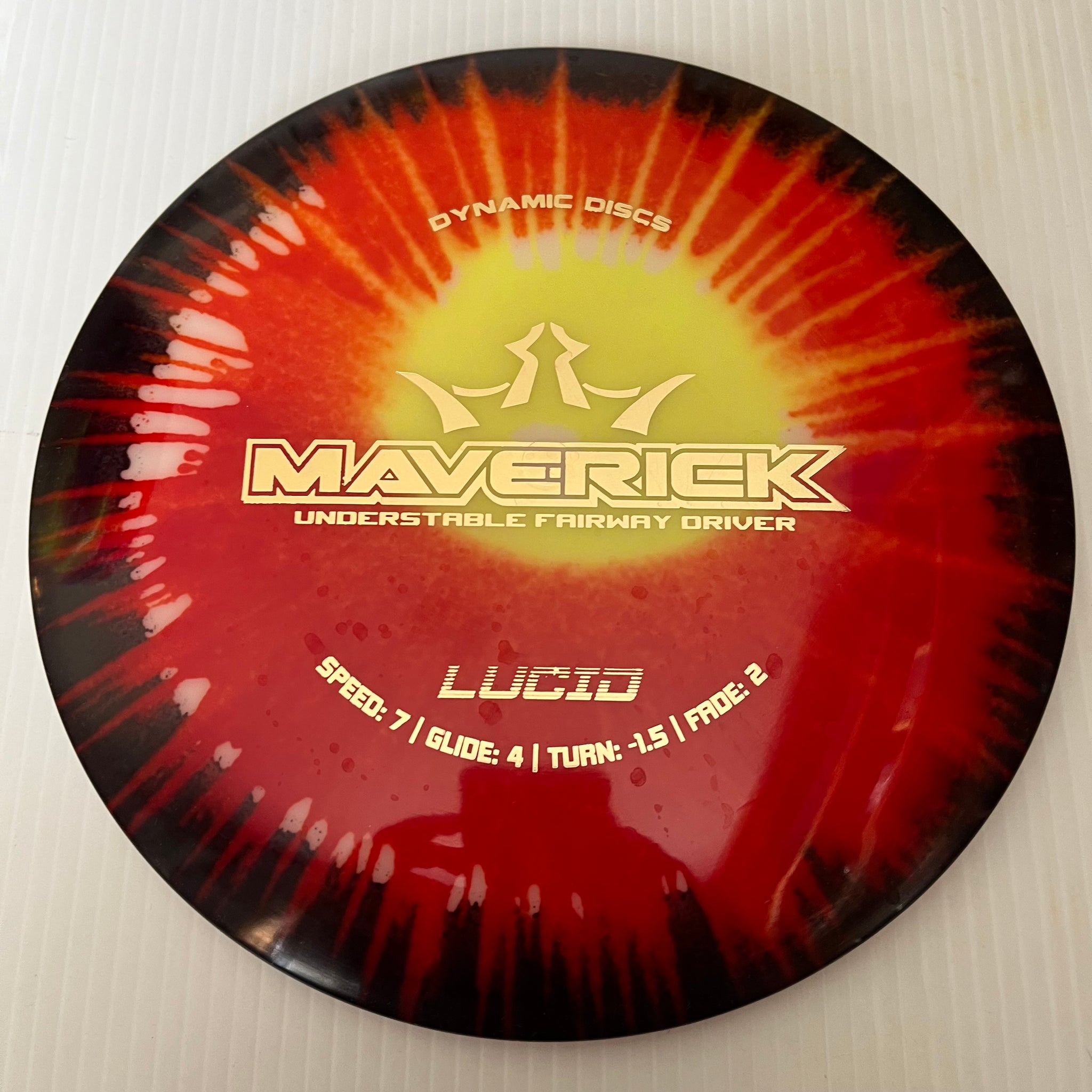 Dynamic Discs MyDye Lucid Maverick 7/4/-1.5/2