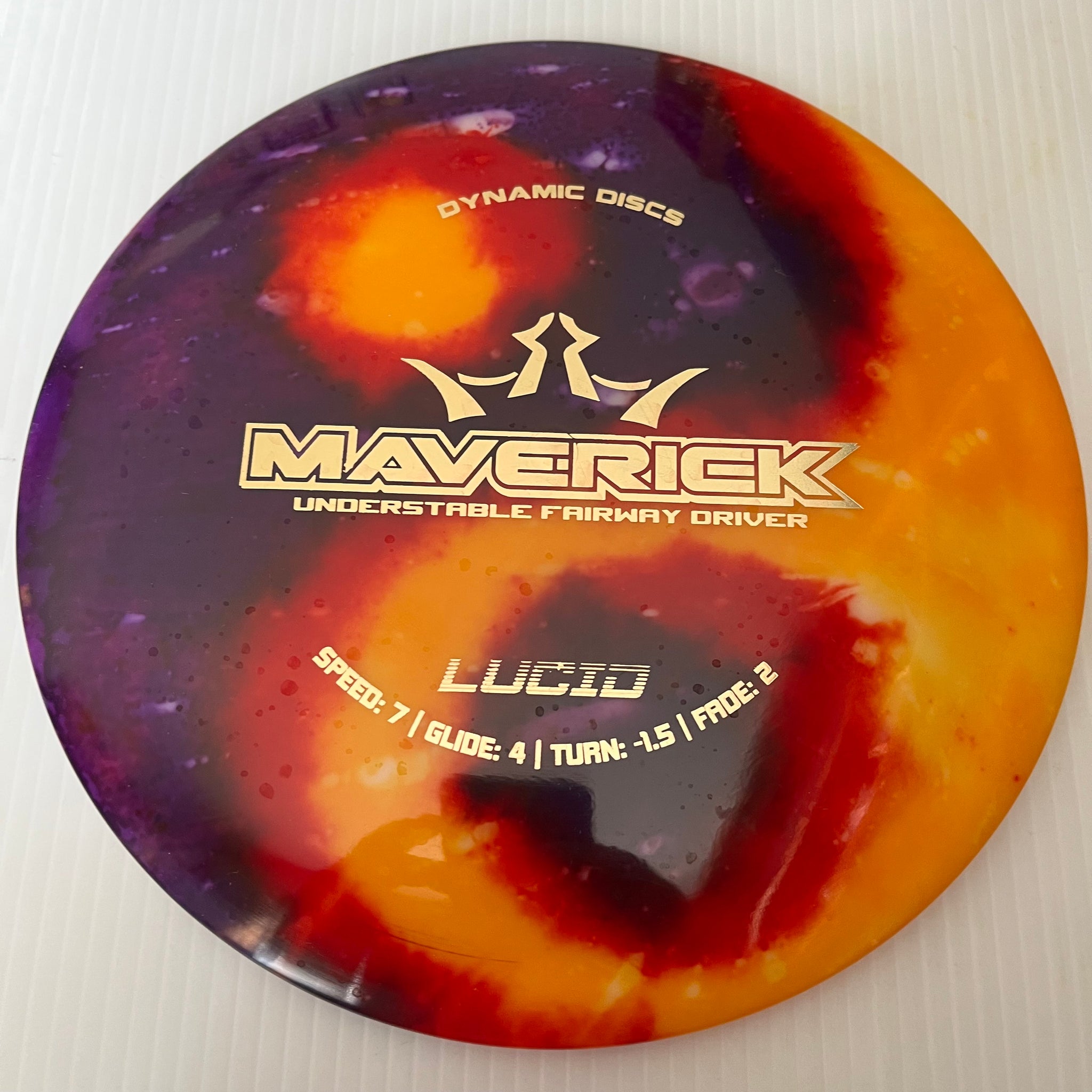 Dynamic Discs MyDye Lucid Maverick 7/4/-1.5/2