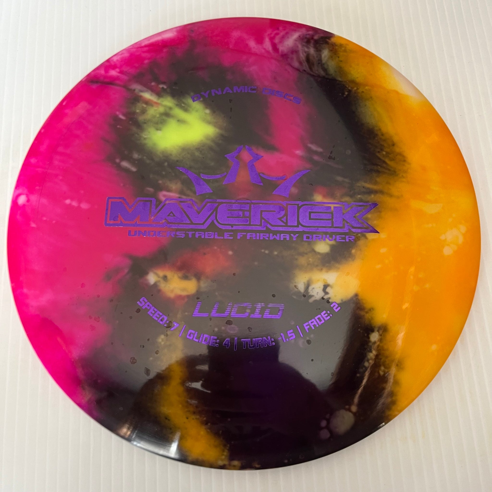 Dynamic Discs MyDye Lucid Maverick 7/4/-1.5/2