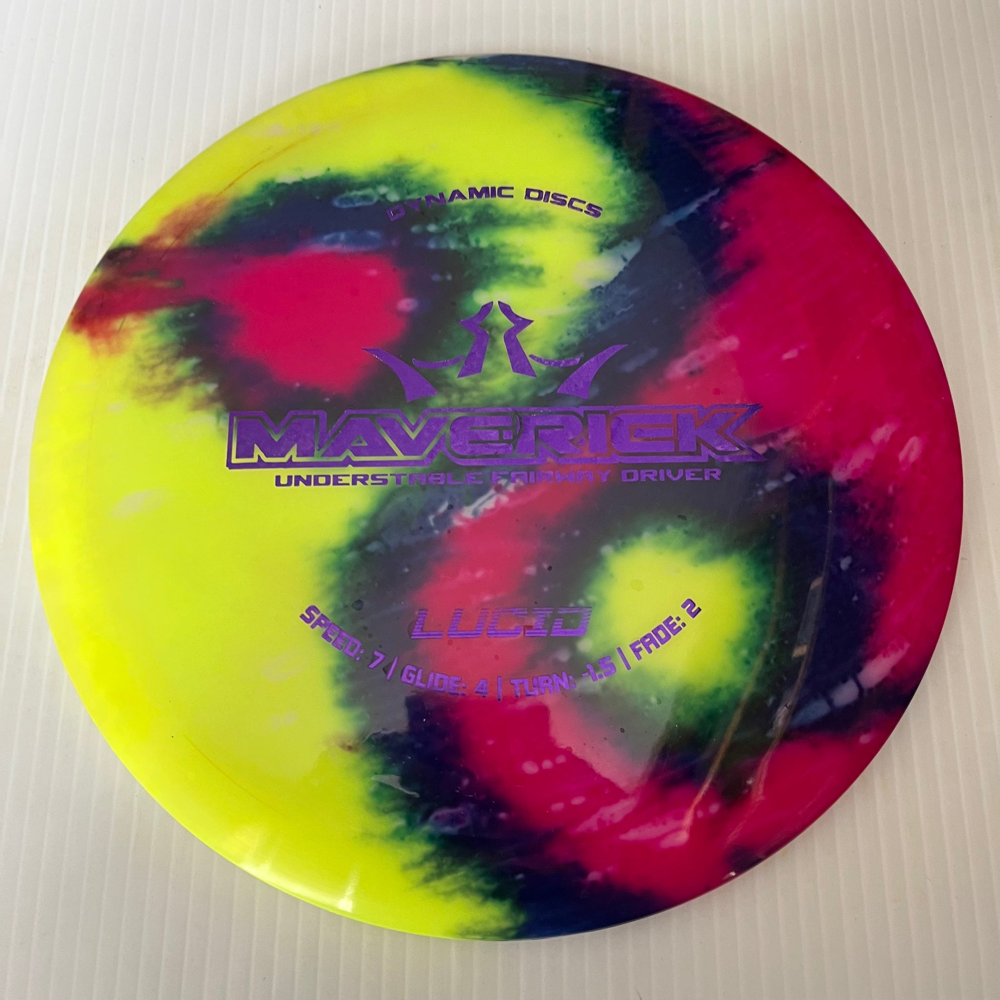 Dynamic Discs MyDye Lucid Maverick 7/4/-1.5/2