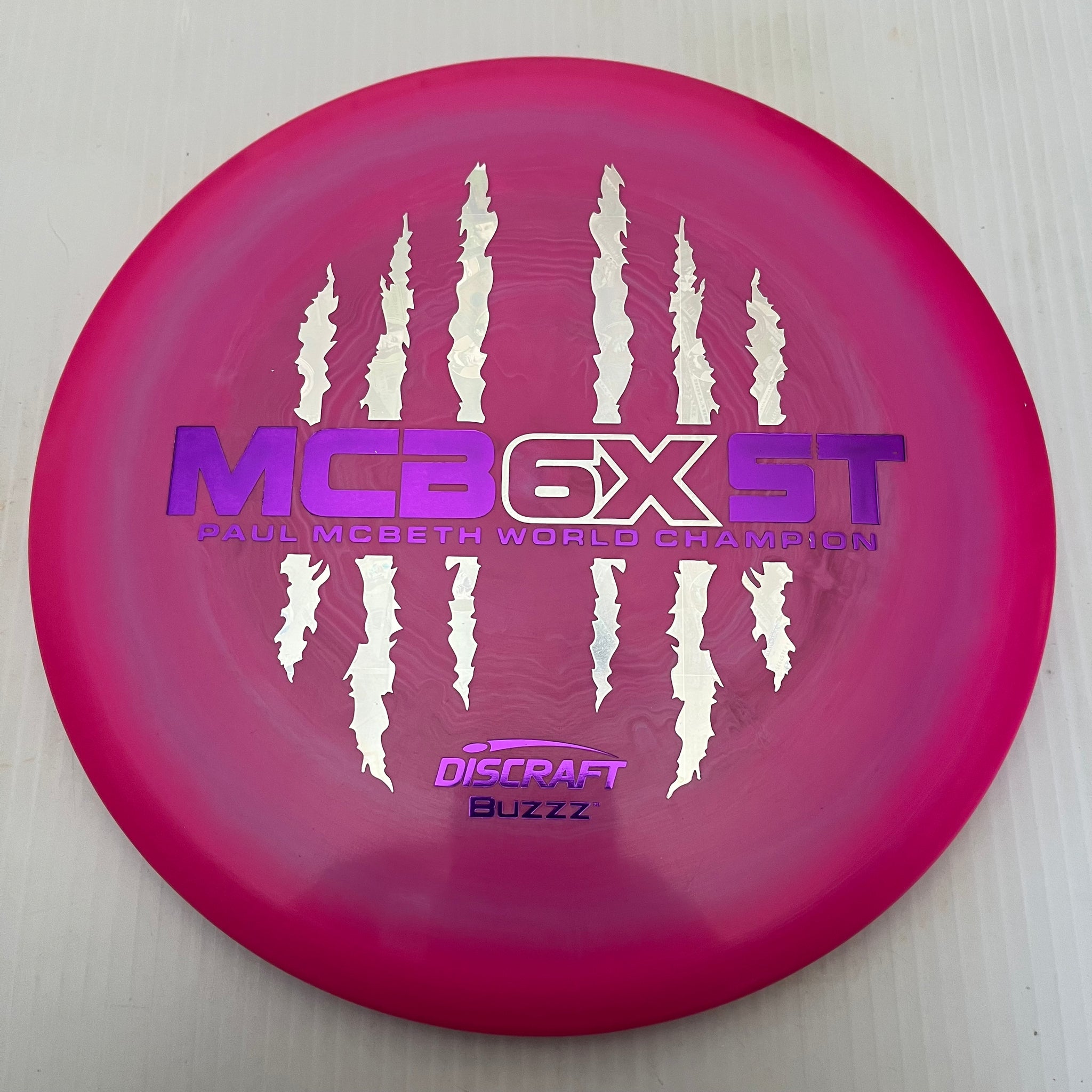 Discraft Paul McBeth 6x Claws Swirly ESP Buzzz 5/4/-1/1