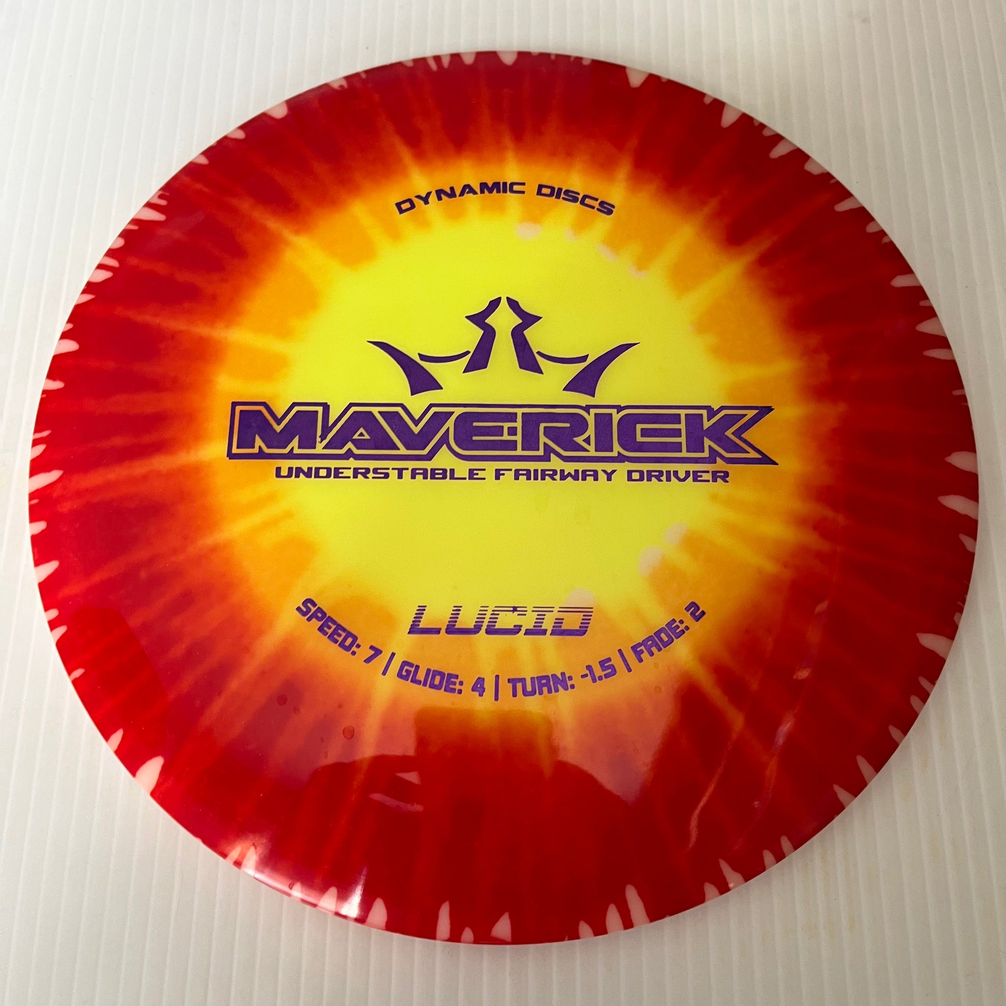 Dynamic Discs MyDye Lucid Maverick 7/4/-1.5/2