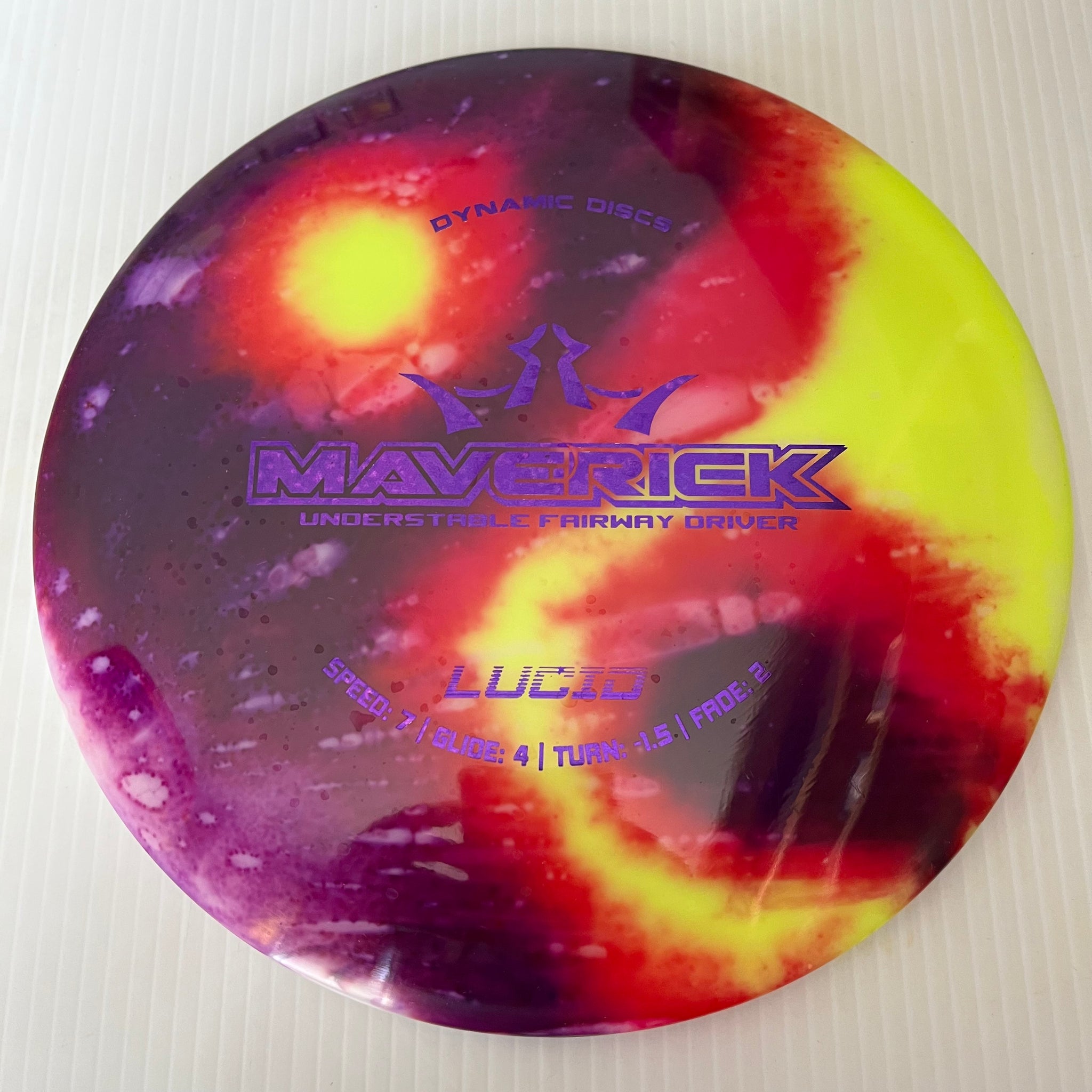 Dynamic Discs MyDye Lucid Maverick 7/4/-1.5/2
