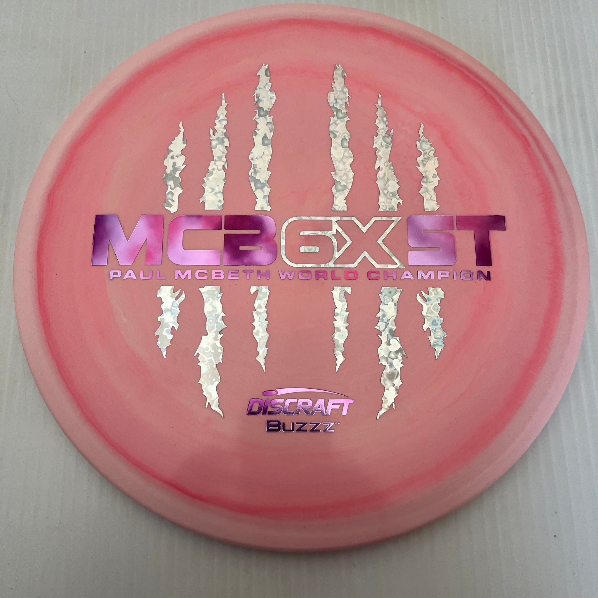 Discraft Paul McBeth 6x Claws Swirly ESP Buzzz 5/4/-1/1