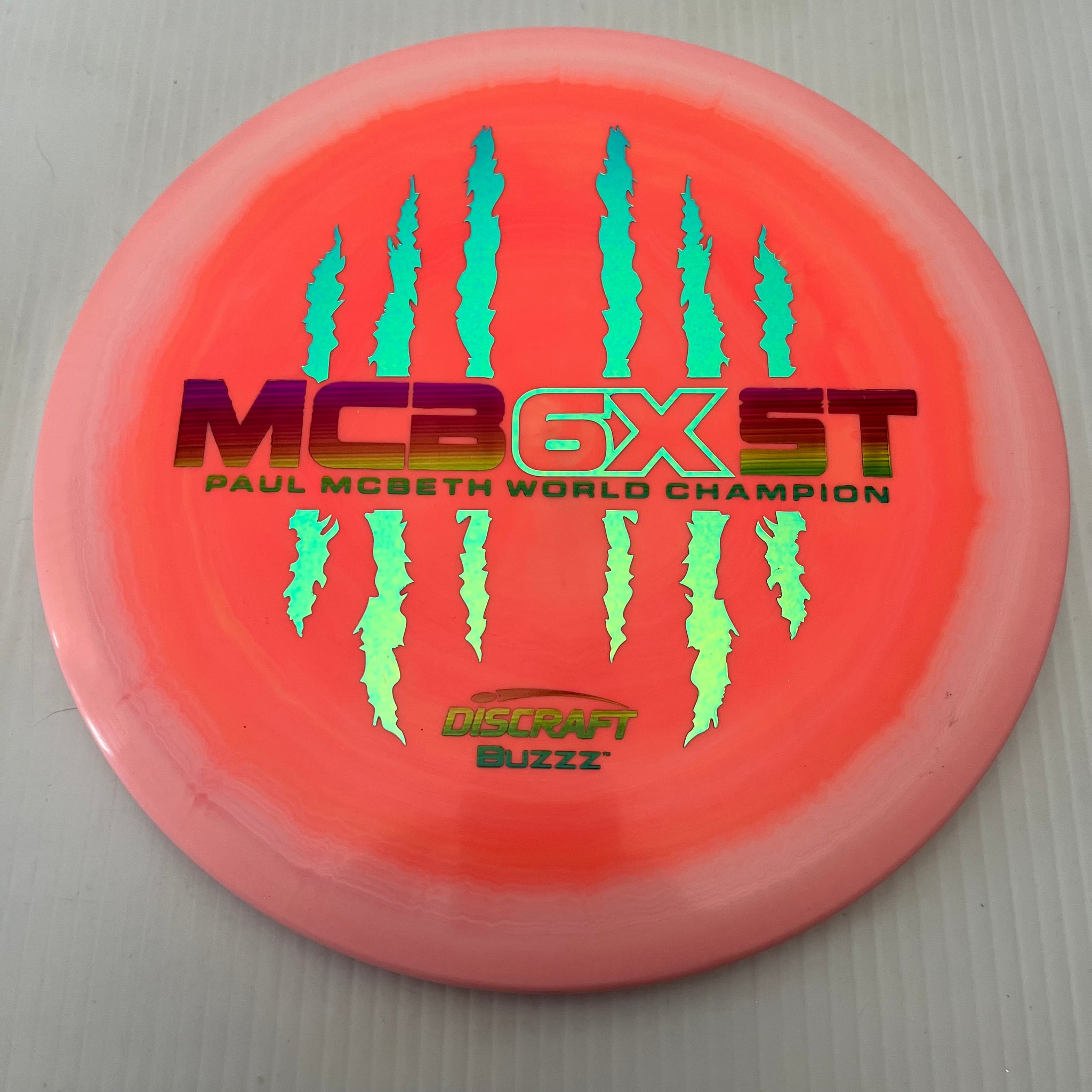 Discraft Paul McBeth 6x Claws Swirly ESP Buzzz 5/4/-1/1