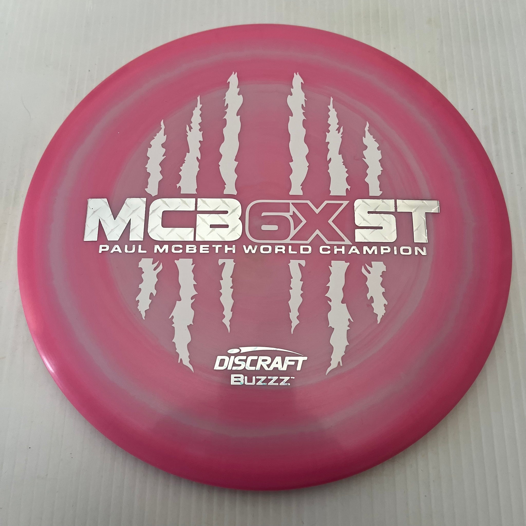 Discraft Paul McBeth 6x Claws Swirly ESP Buzzz 5/4/-1/1