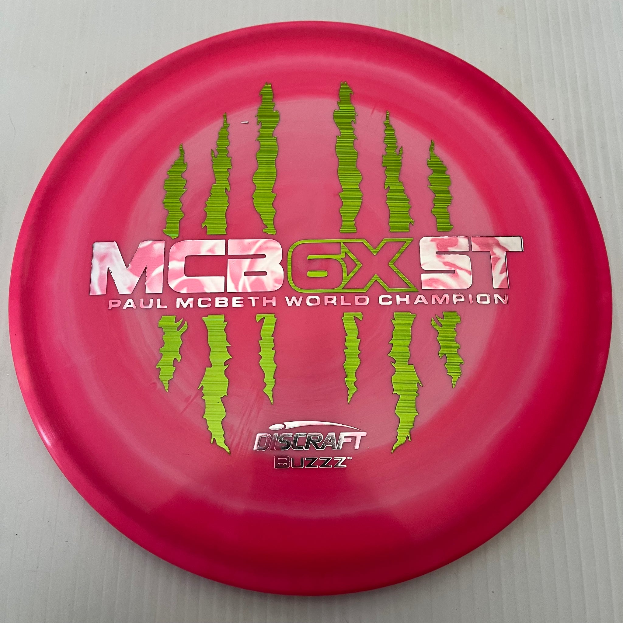 Discraft Paul McBeth 6x Claws Swirly ESP Buzzz 5/4/-1/1