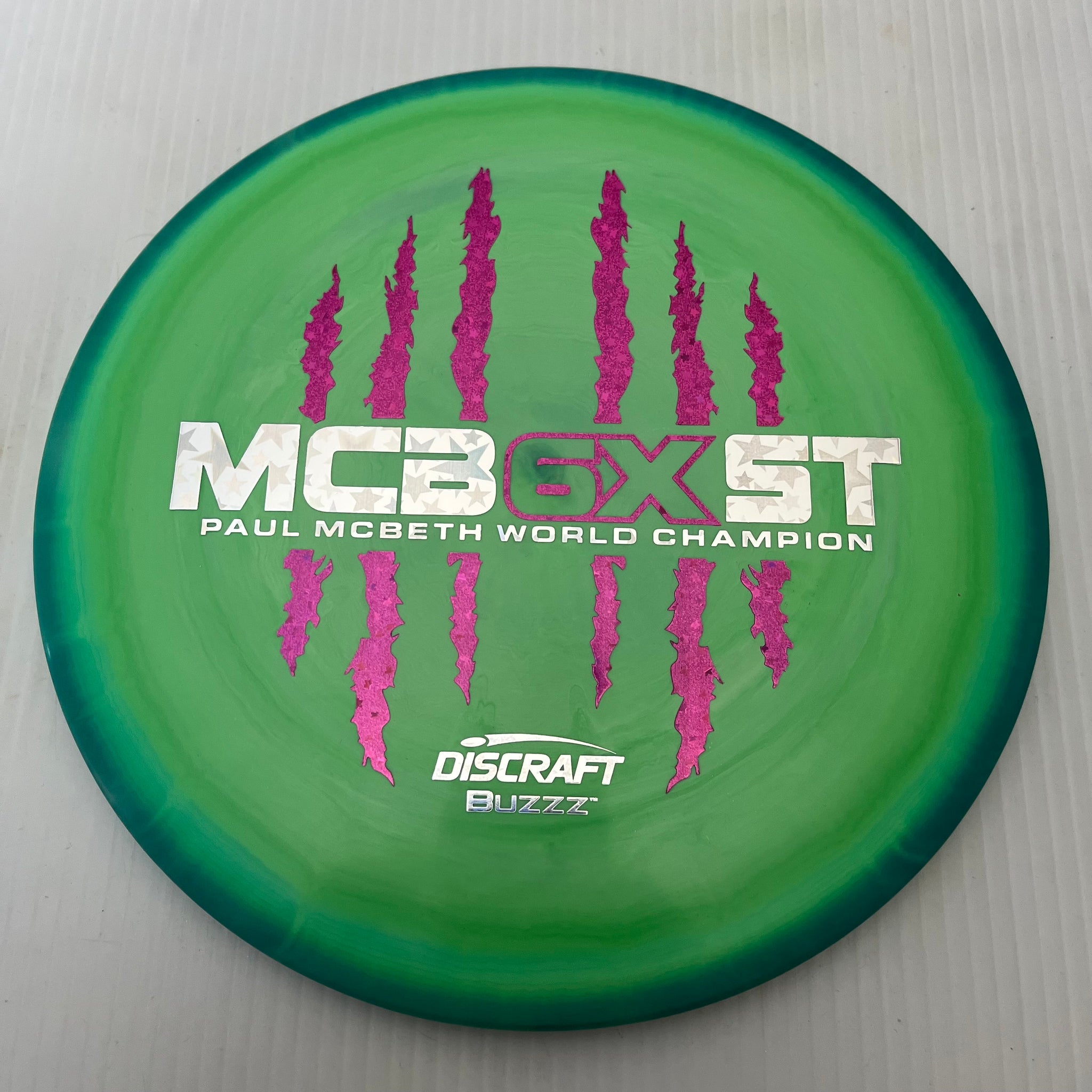 Discraft Paul McBeth 6x Claws Swirly ESP Buzzz 5/4/-1/1