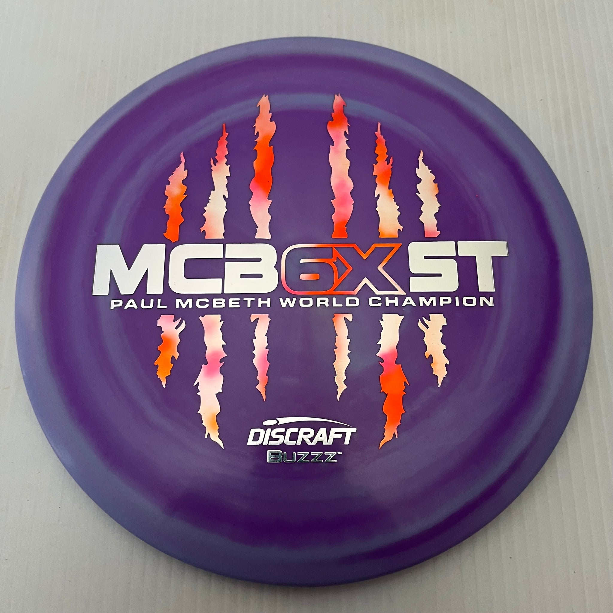Discraft Paul McBeth 6x Claws Swirly ESP Buzzz 5/4/-1/1