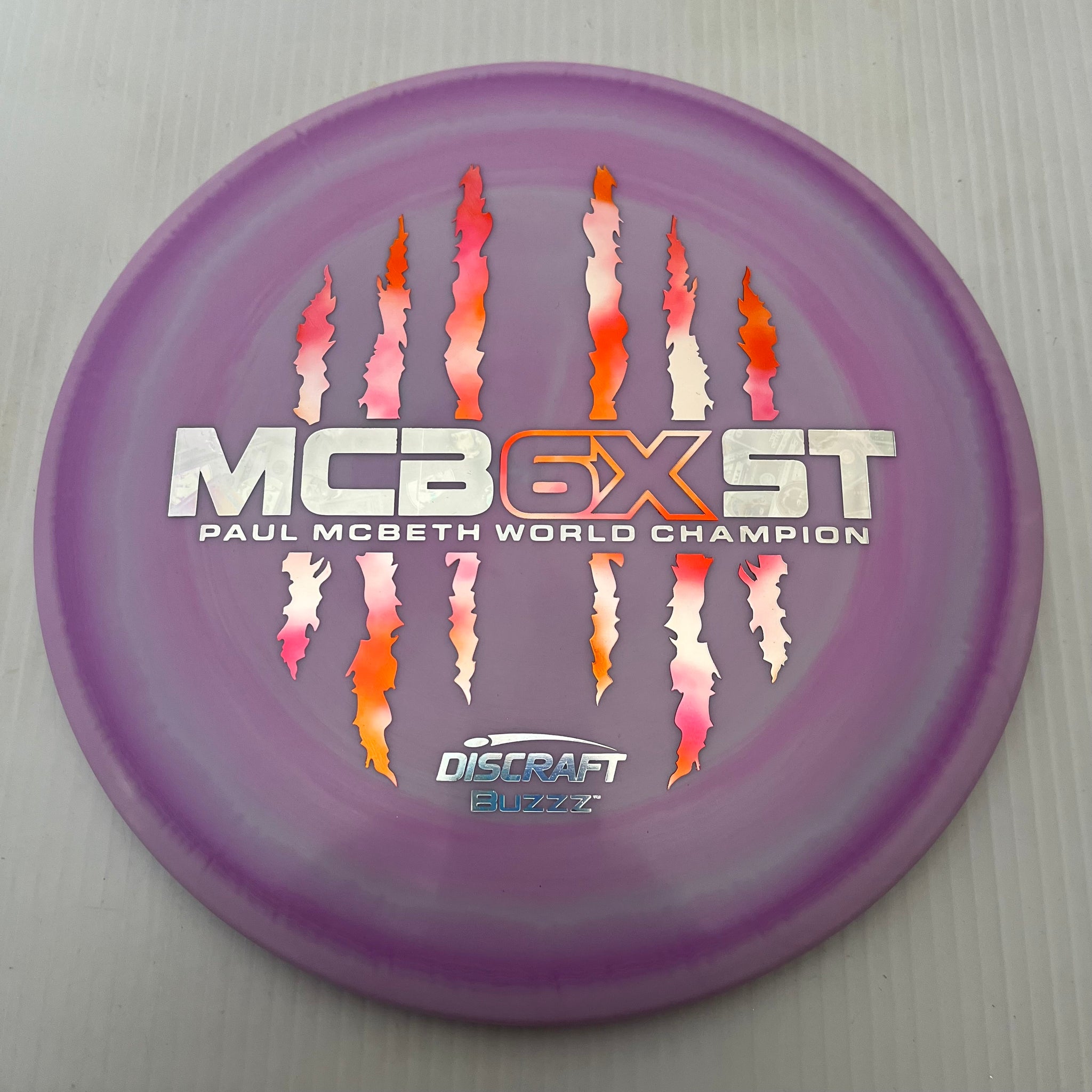 Discraft Paul McBeth 6x Claws Swirly ESP Buzzz 5/4/-1/1