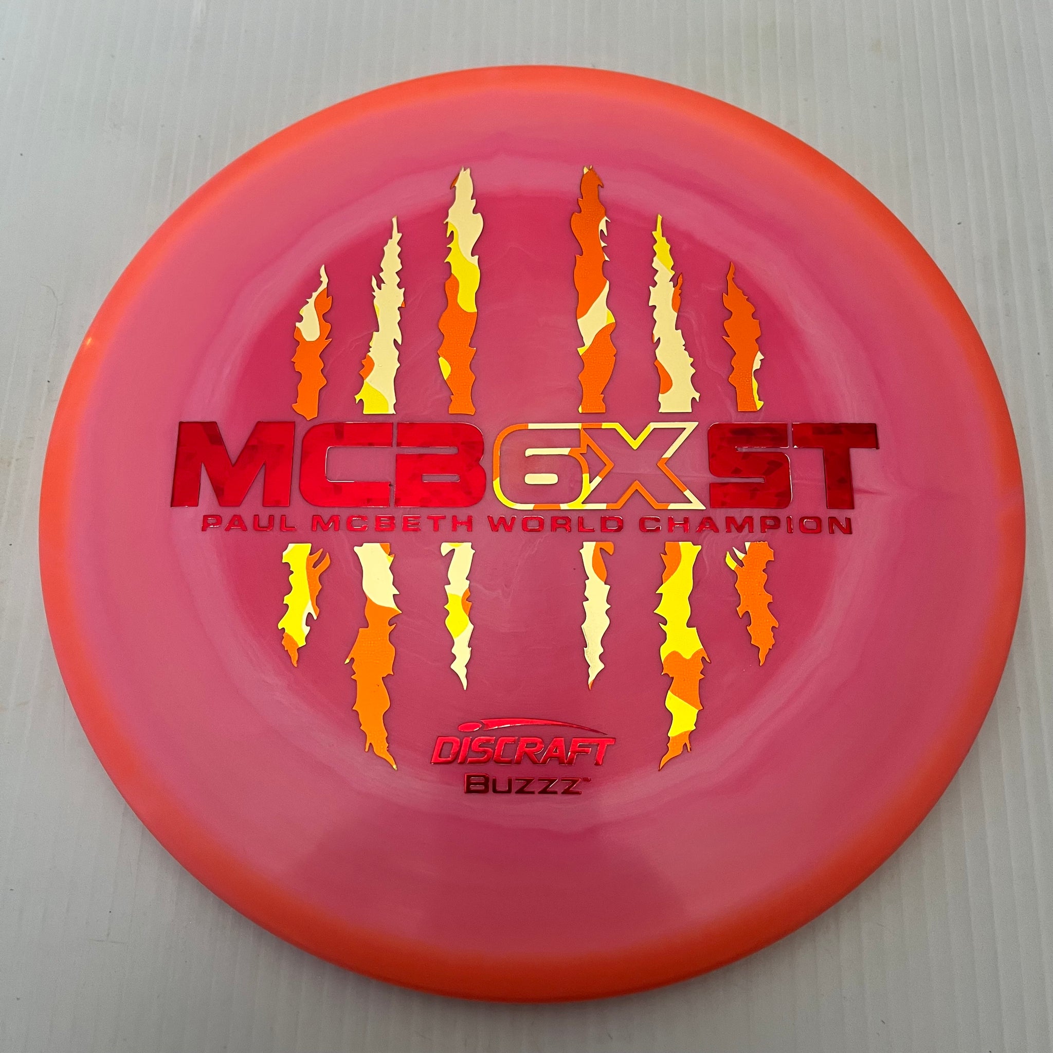 Discraft Paul McBeth 6x Claws Swirly ESP Buzzz 5/4/-1/1