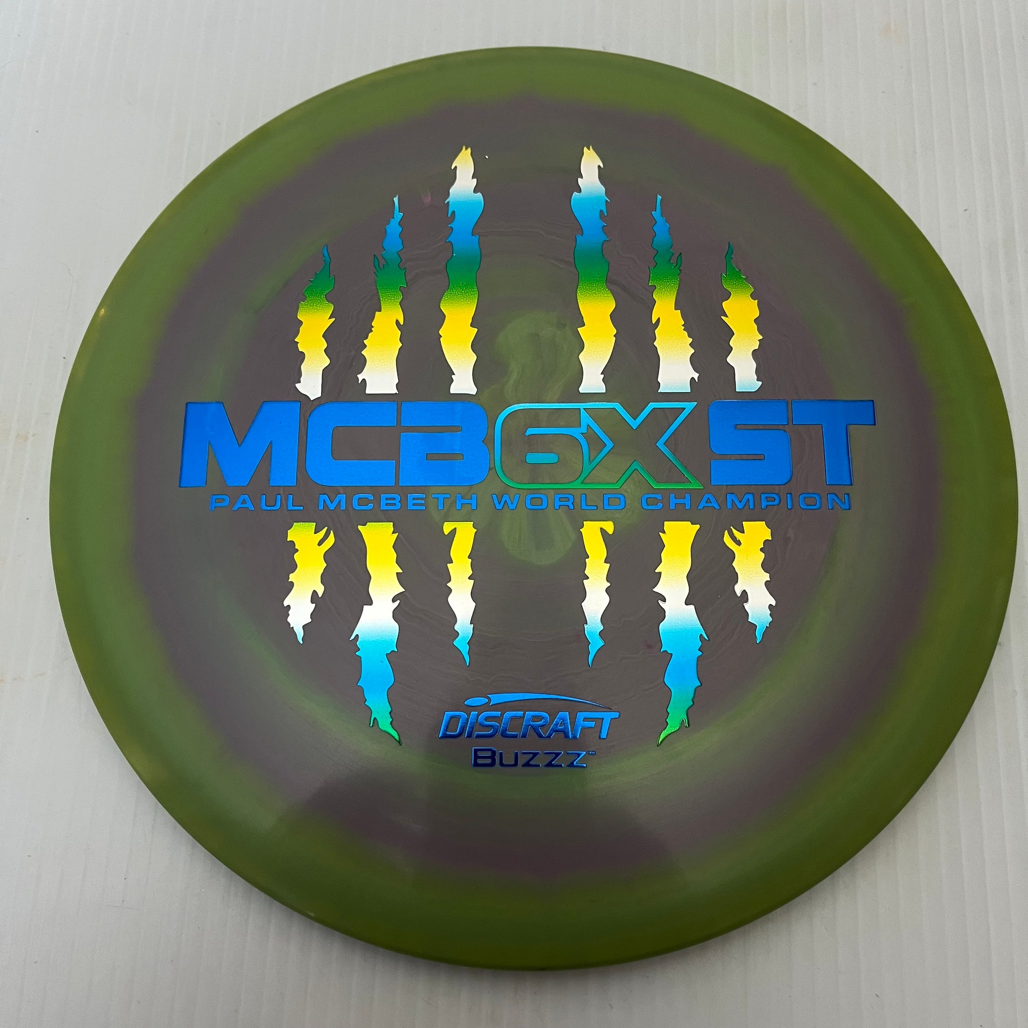 Discraft Paul McBeth 6x Claws Swirly ESP Buzzz 5/4/-1/1