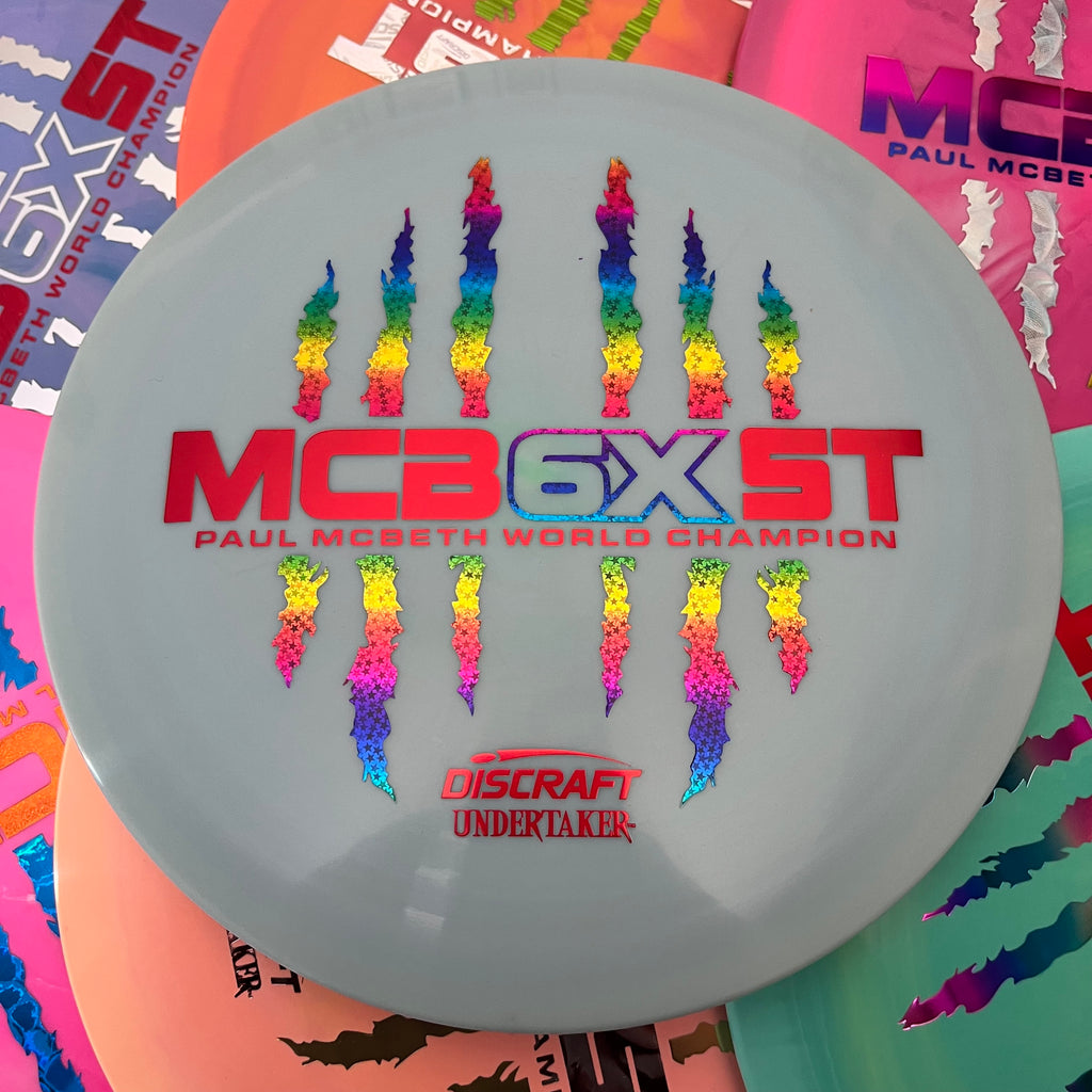 Discraft Paul McBeth 6x Claws Swirly ESP Undertaker 9/5/-1/2