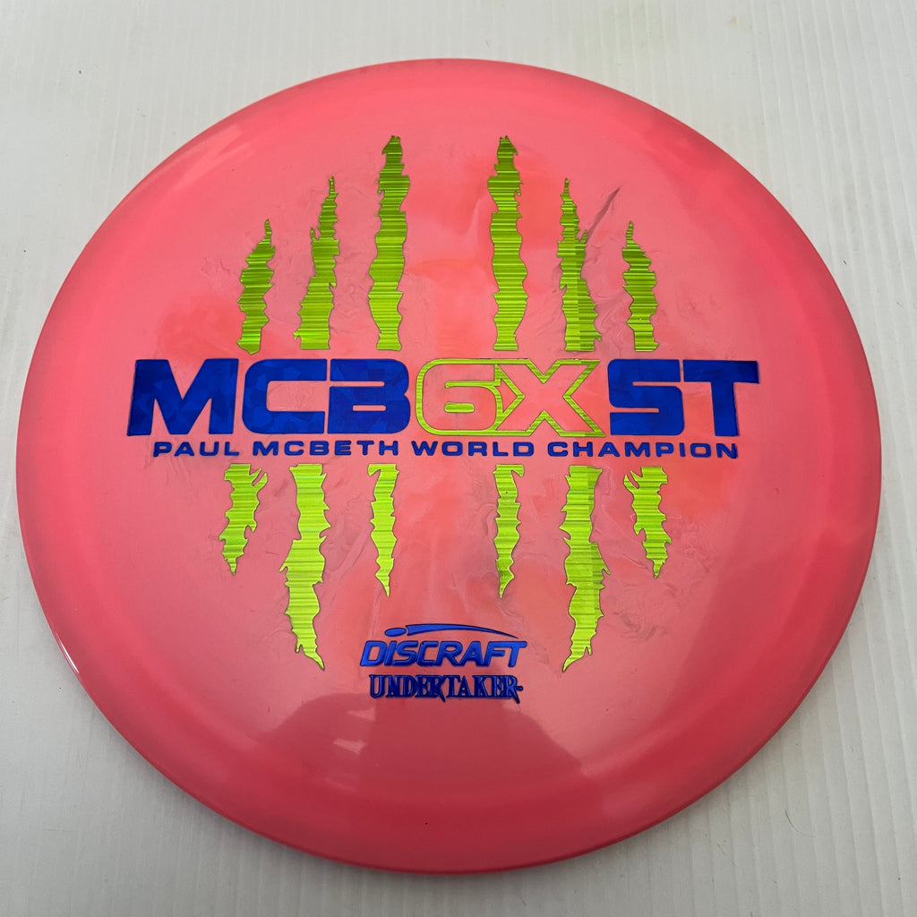 Discraft Paul McBeth 6x Claws Swirly ESP Undertaker 9/5/-1/2