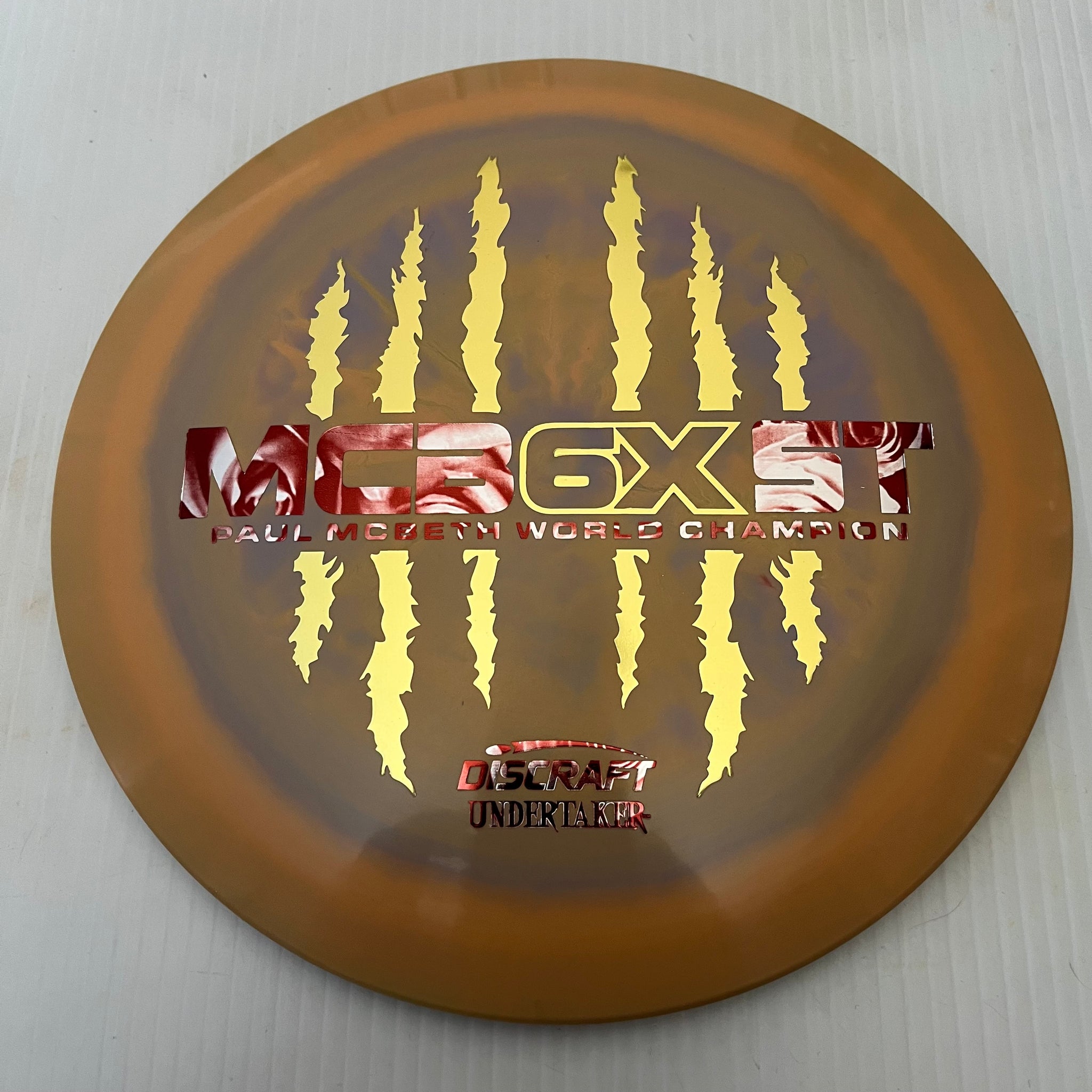 Discraft Paul McBeth 6x Claws Swirly ESP Undertaker 9/5/-1/2