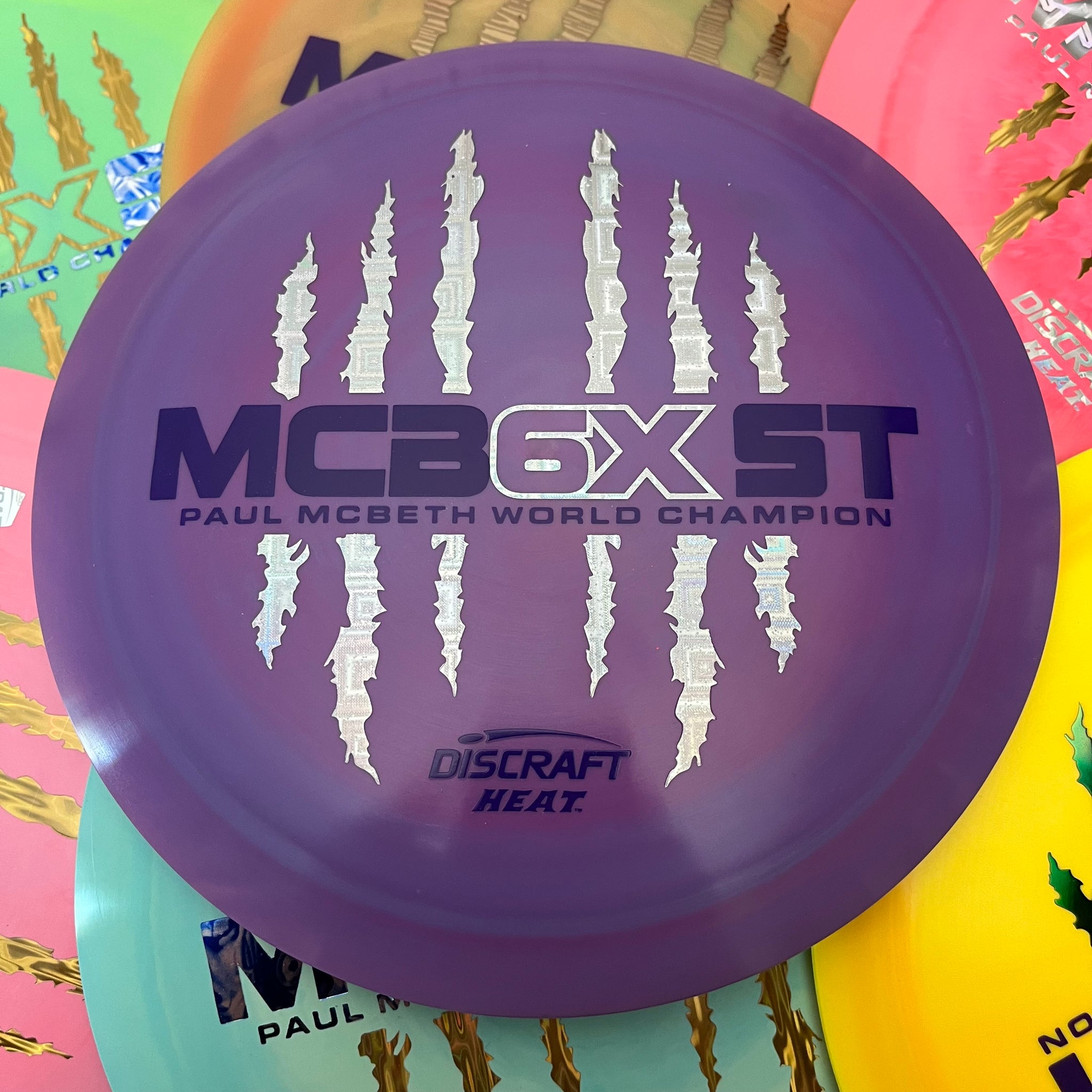 Discraft Paul McBeth 6x Claws Swirly ESP Heat 9/6/-3/1