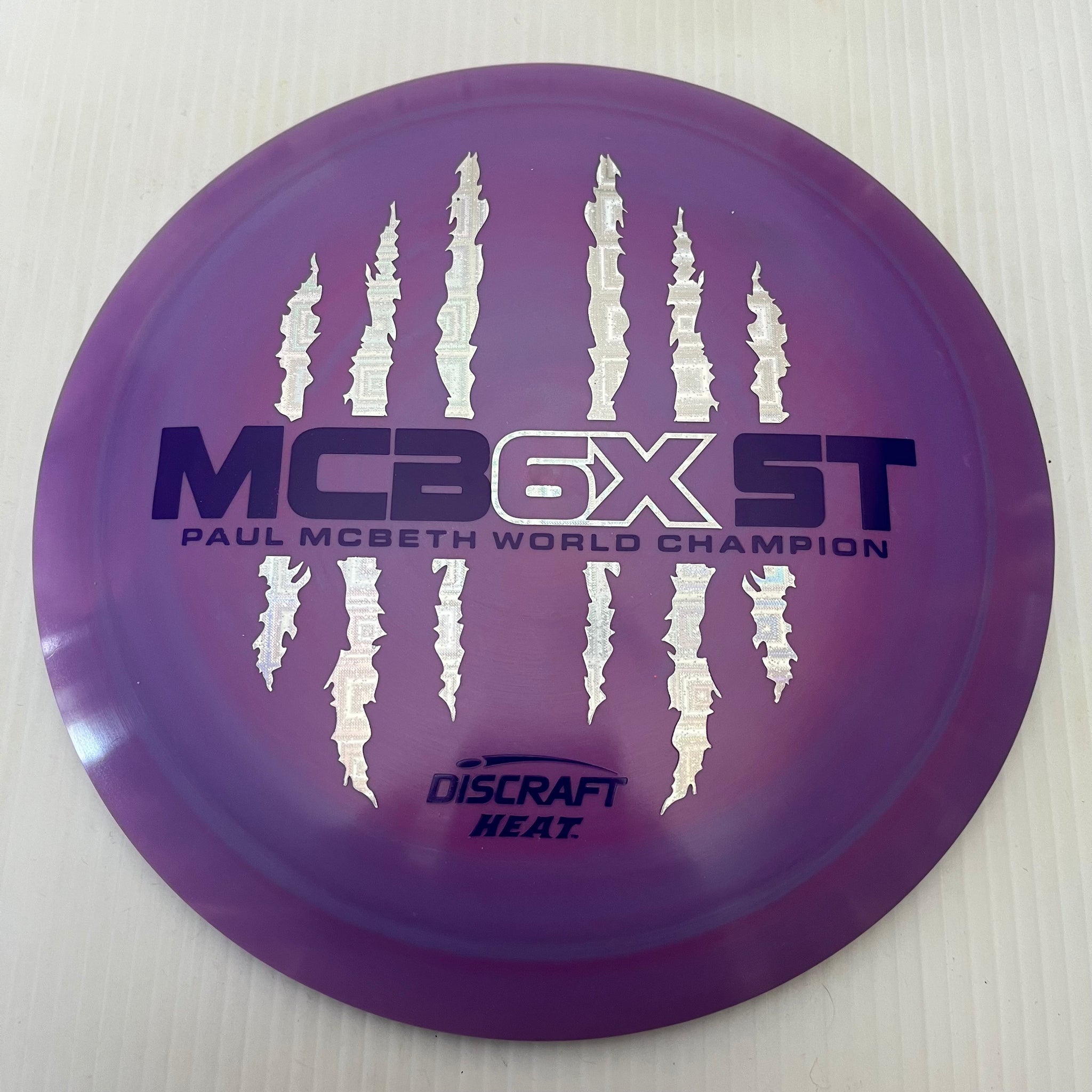 Discraft Paul McBeth 6x Claws Swirly ESP Heat 9/6/-3/1