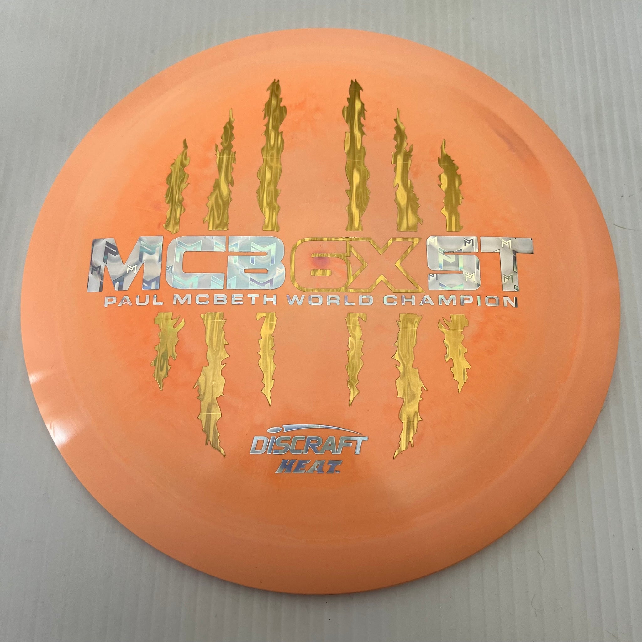 Discraft Paul McBeth 6x Claws Swirly ESP Heat 9/6/-3/1