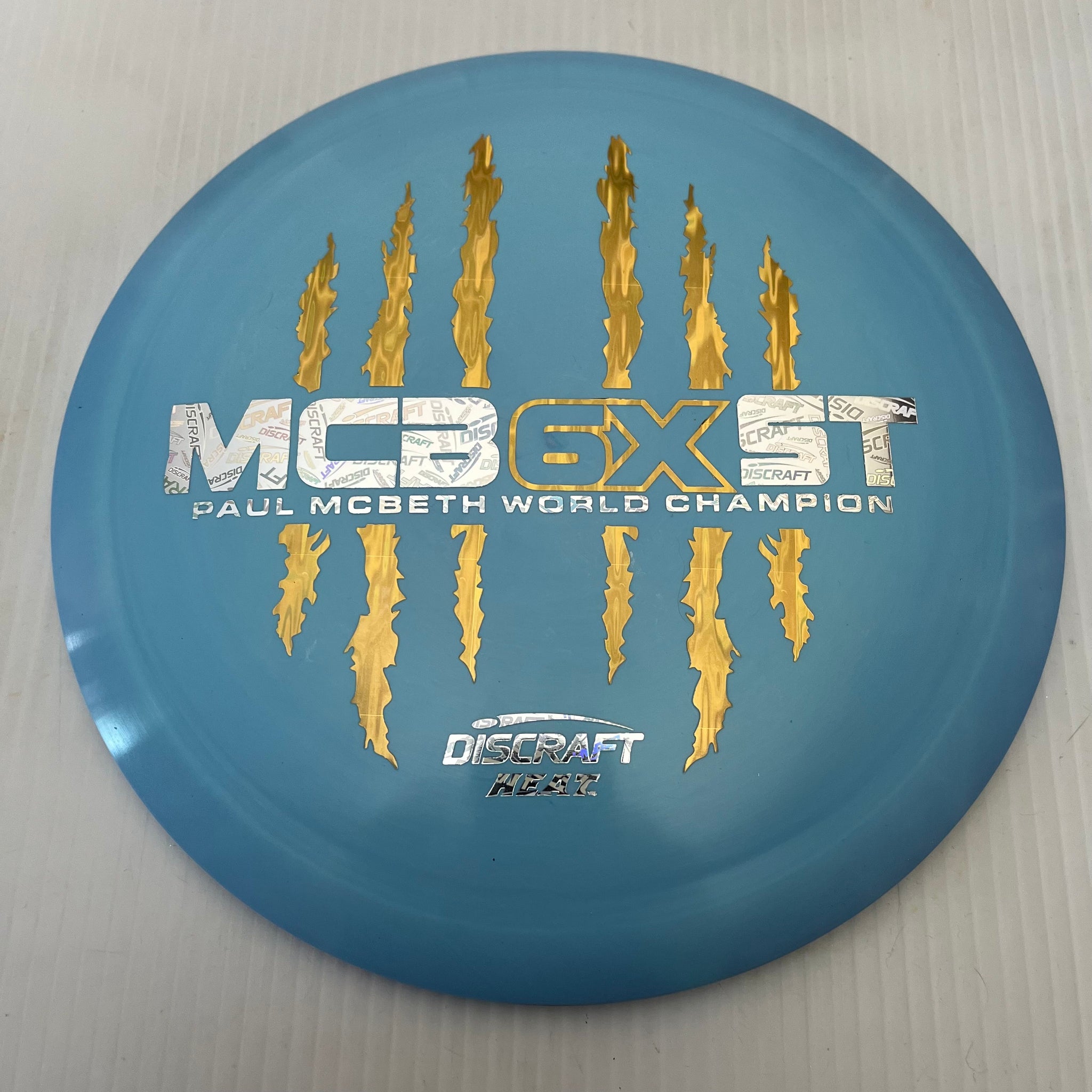 Discraft Paul McBeth 6x Claws Swirly ESP Heat 9/6/-3/1