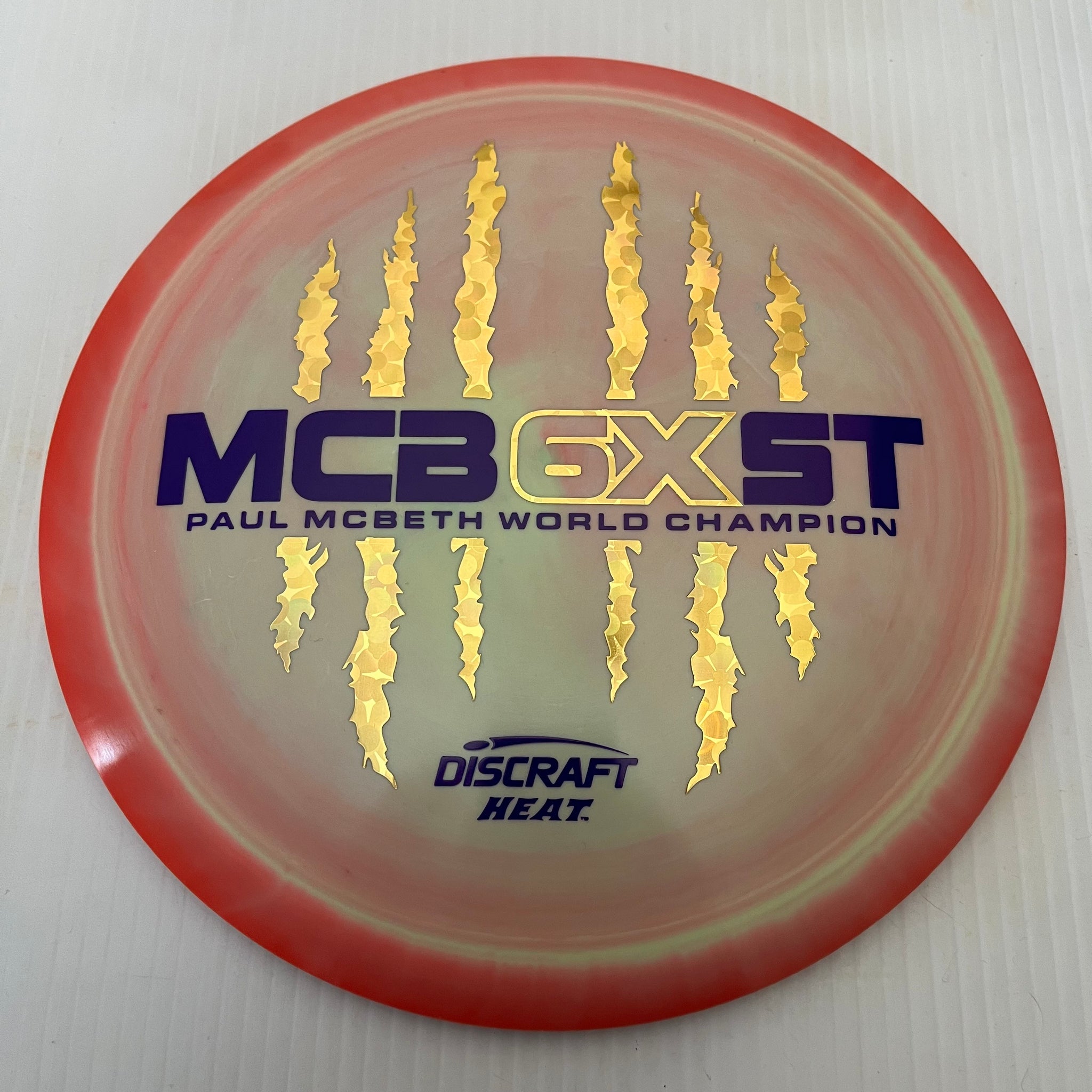 Discraft Paul McBeth 6x Claws Swirly ESP Heat 9/6/-3/1