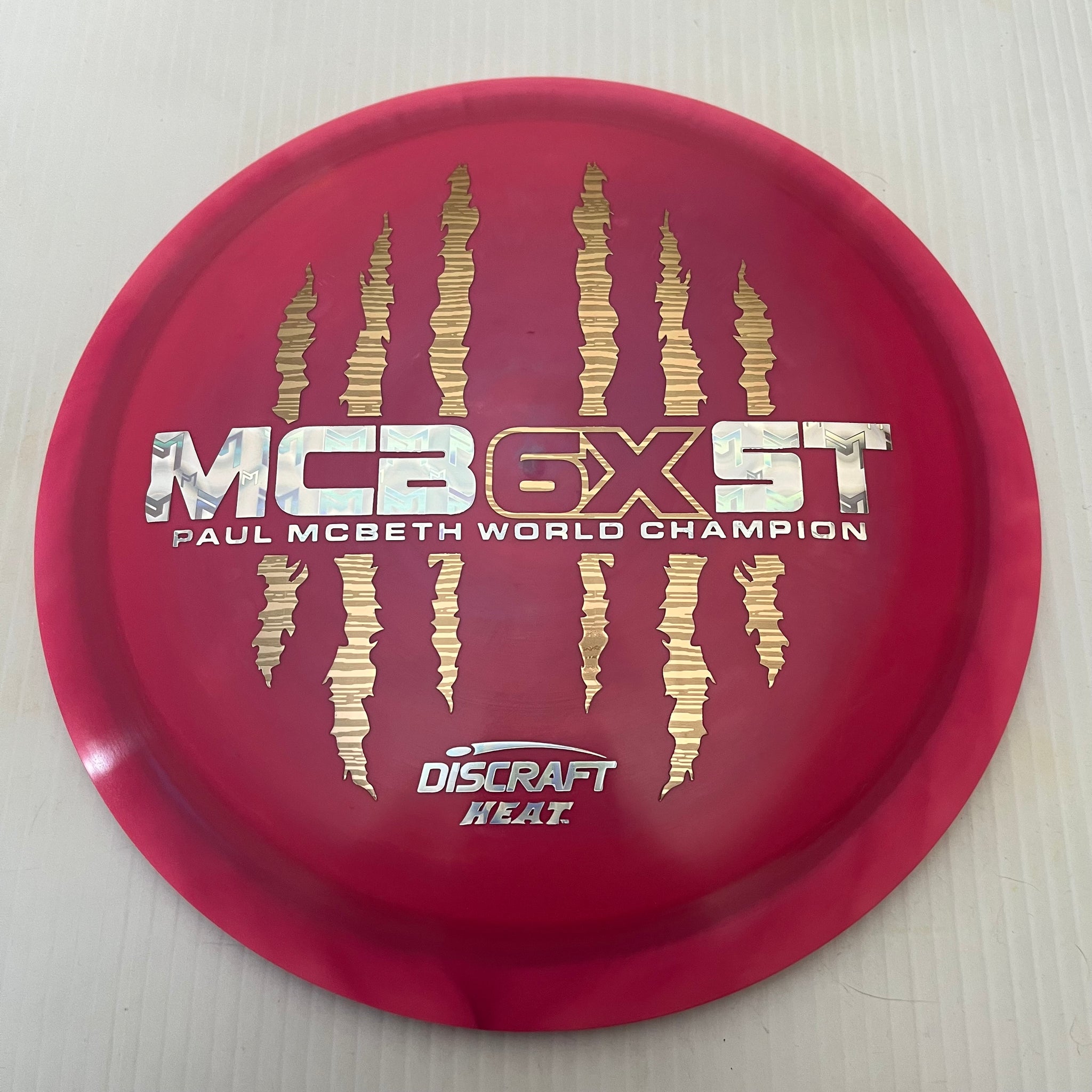 Discraft Paul McBeth 6x Claws Swirly ESP Heat 9/6/-3/1