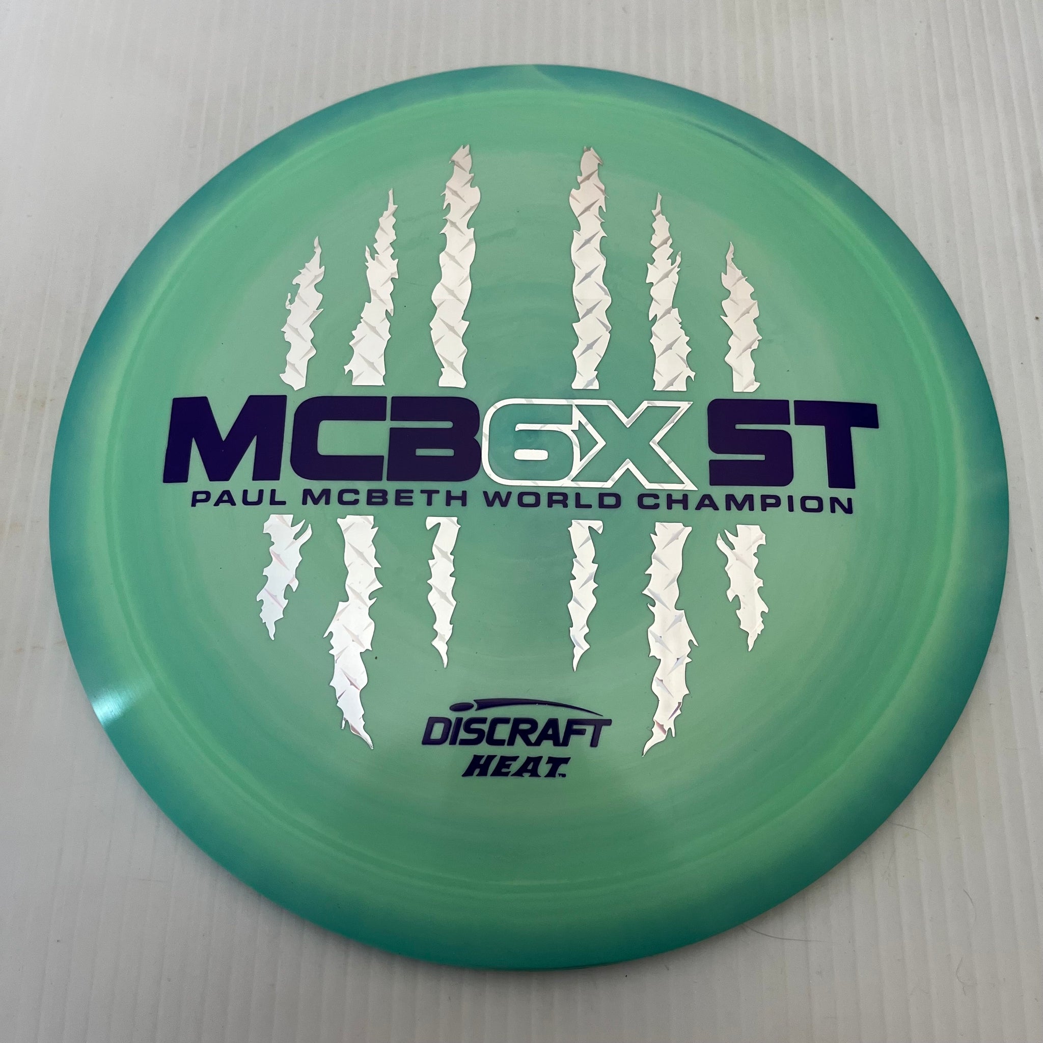Discraft Paul McBeth 6x Claws Swirly ESP Heat 9/6/-3/1