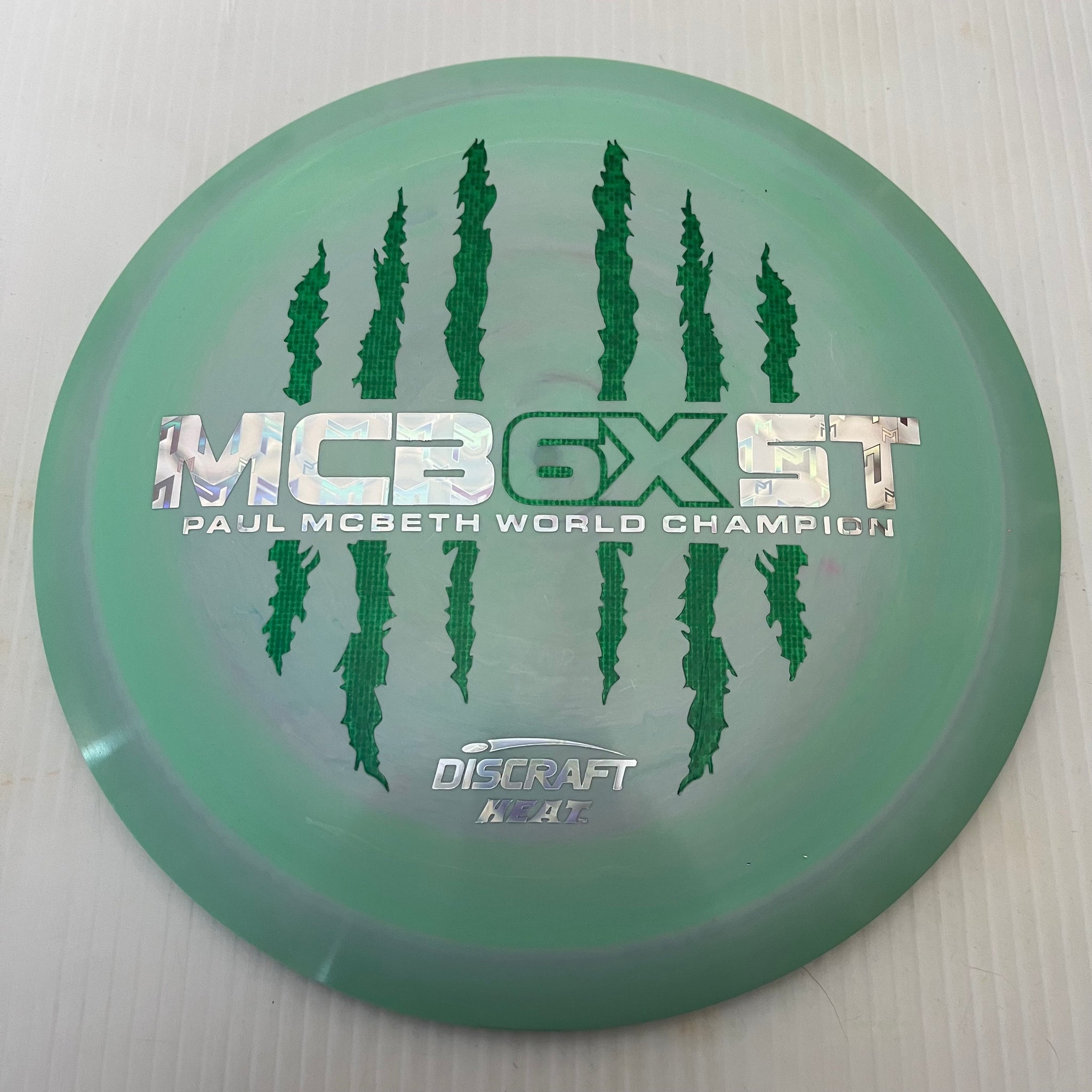 Discraft Paul McBeth 6x Claws Swirly ESP Heat 9/6/-3/1