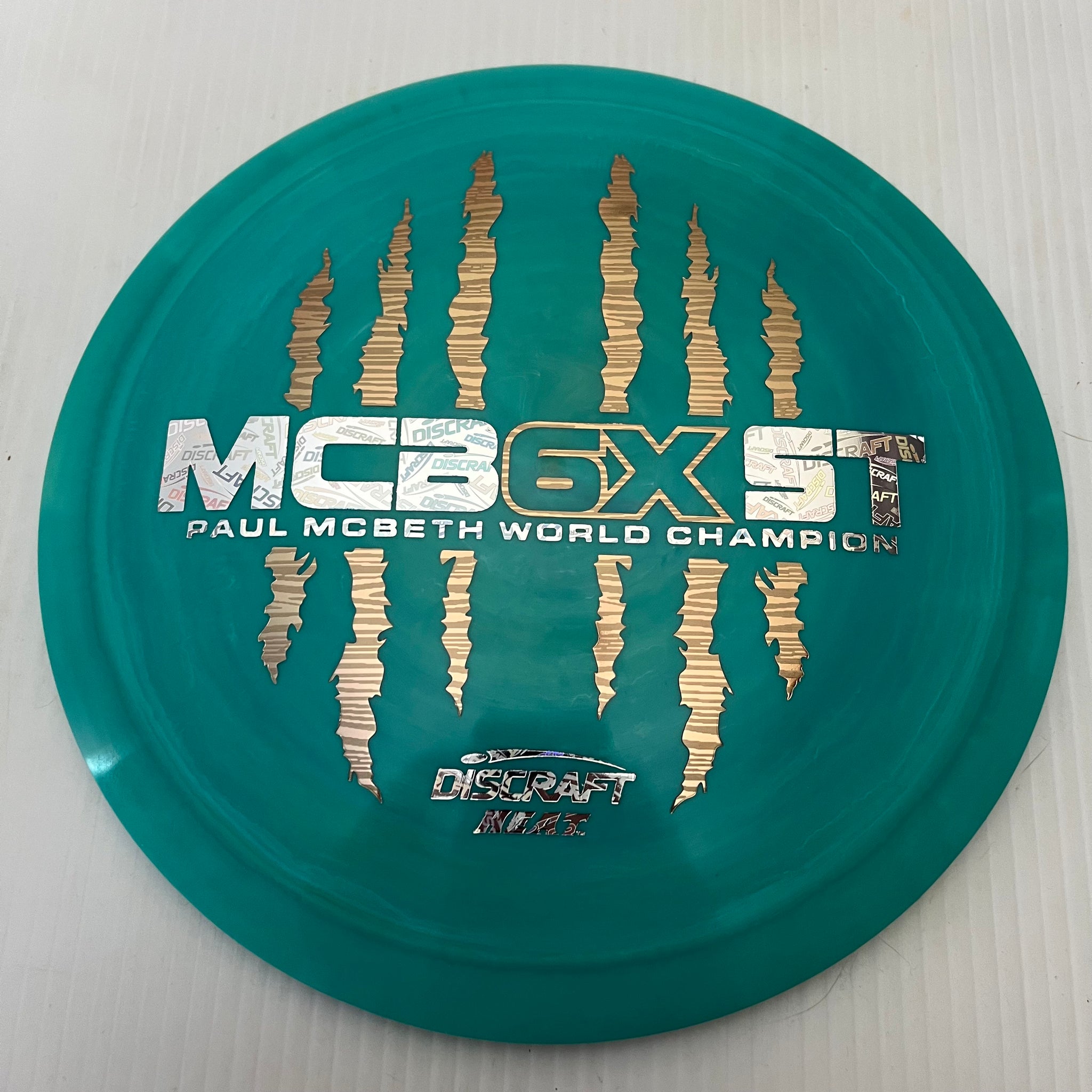 Discraft Paul McBeth 6x Claws Swirly ESP Heat 9/6/-3/1