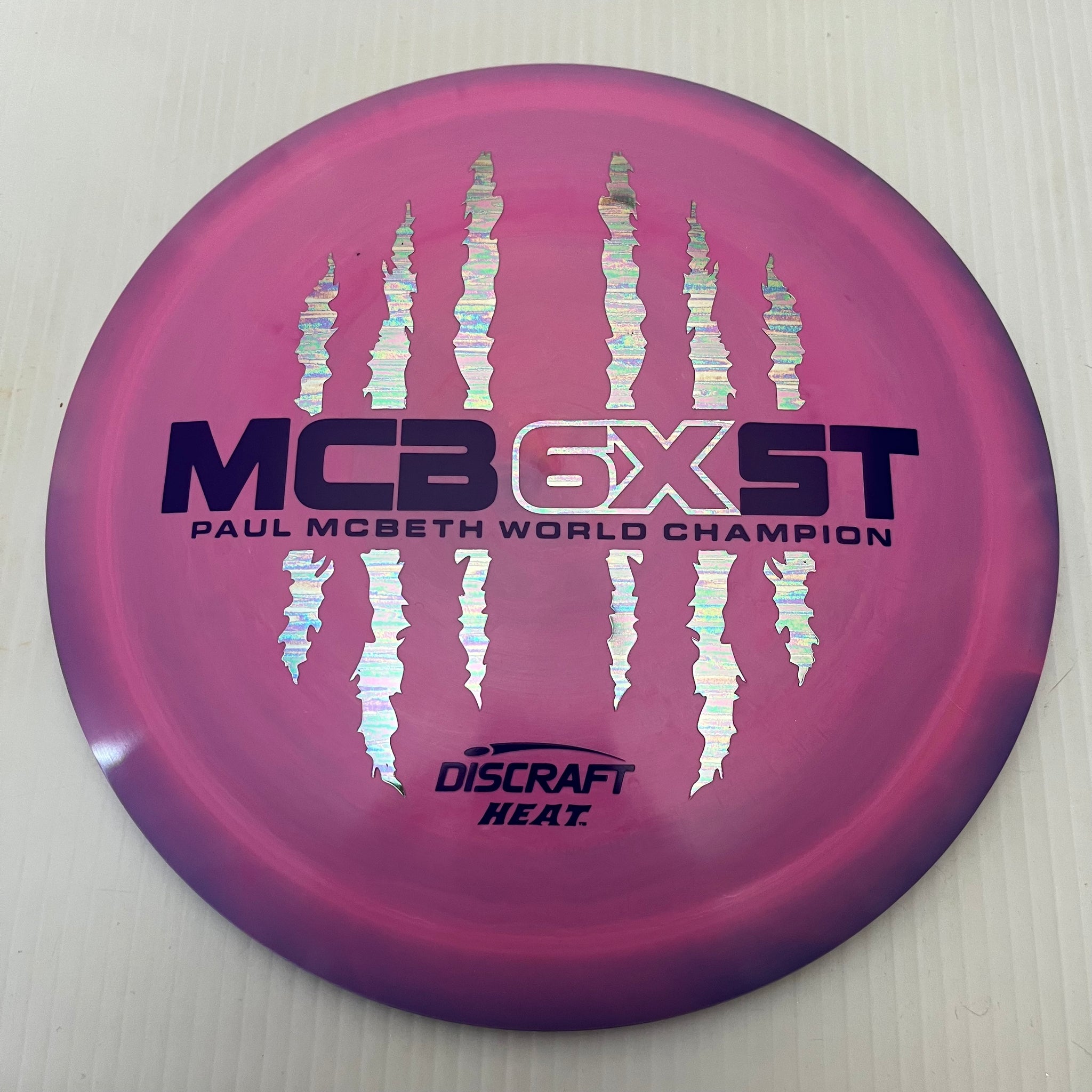 Discraft Paul McBeth 6x Claws Swirly ESP Heat 9/6/-3/1