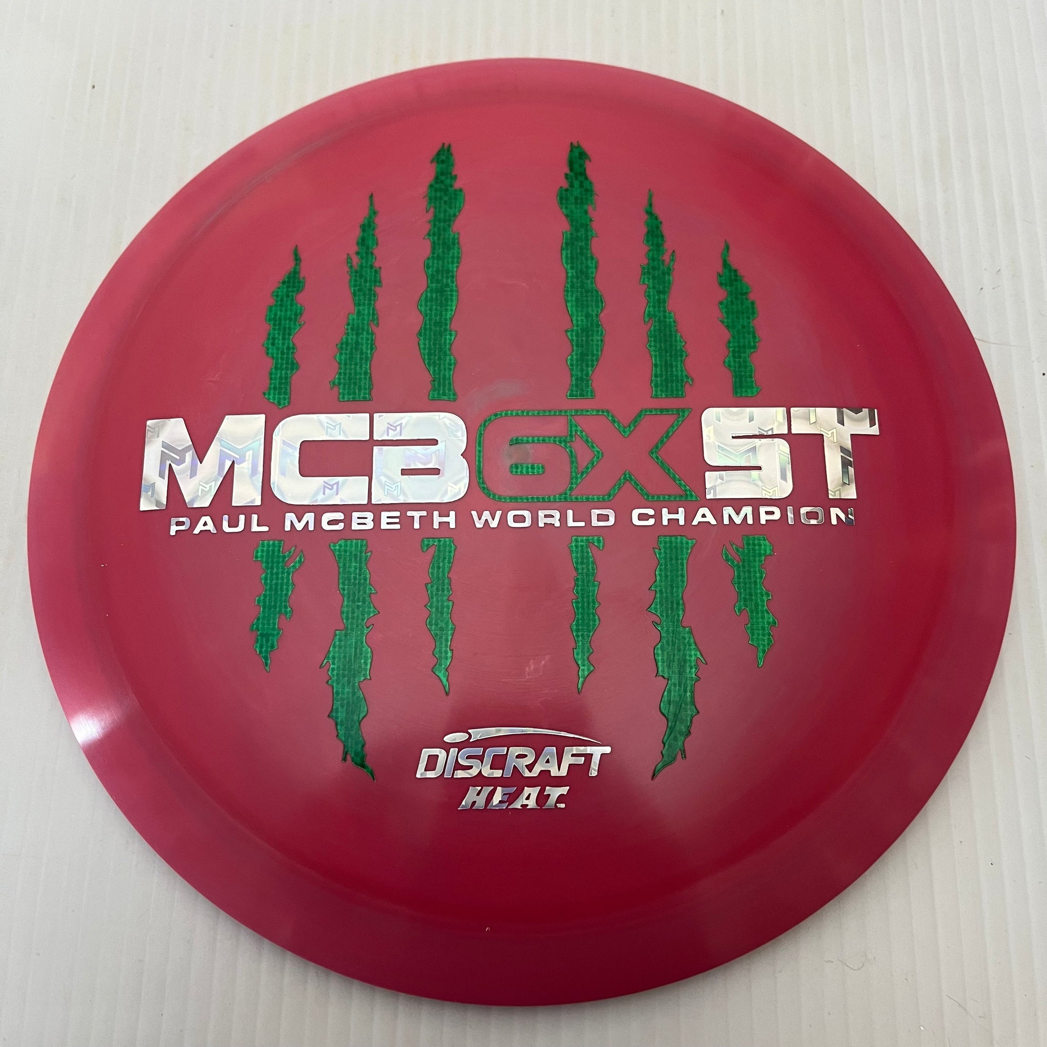 Discraft Paul McBeth 6x Claws Swirly ESP Heat 9/6/-3/1
