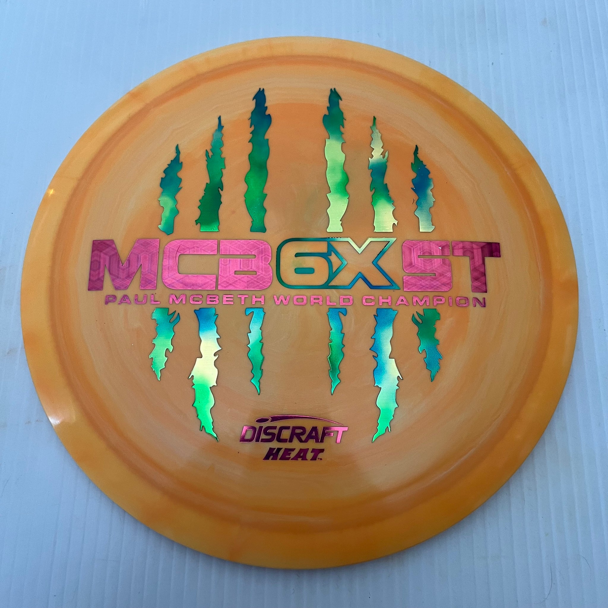 Discraft Paul McBeth 6x Claws Swirly ESP Heat 9/6/-3/1