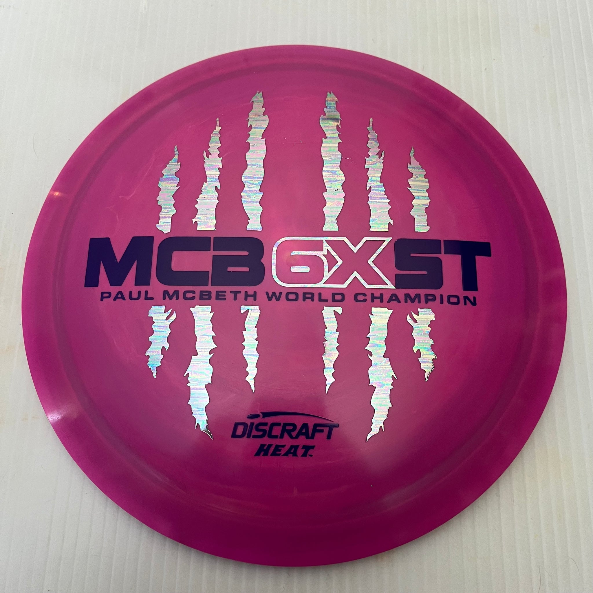 Discraft Paul McBeth 6x Claws Swirly ESP Heat 9/6/-3/1