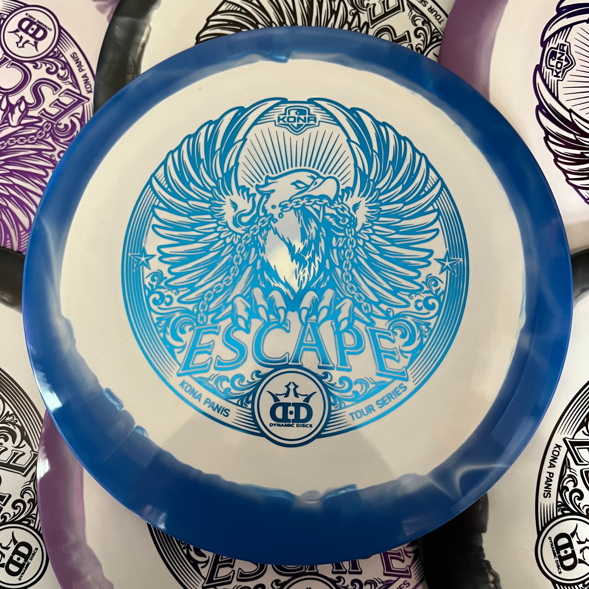 Dynamic Discs 2022 Kona Panis Tour Series Fuzion Orbit Escape 9/5/-1/2