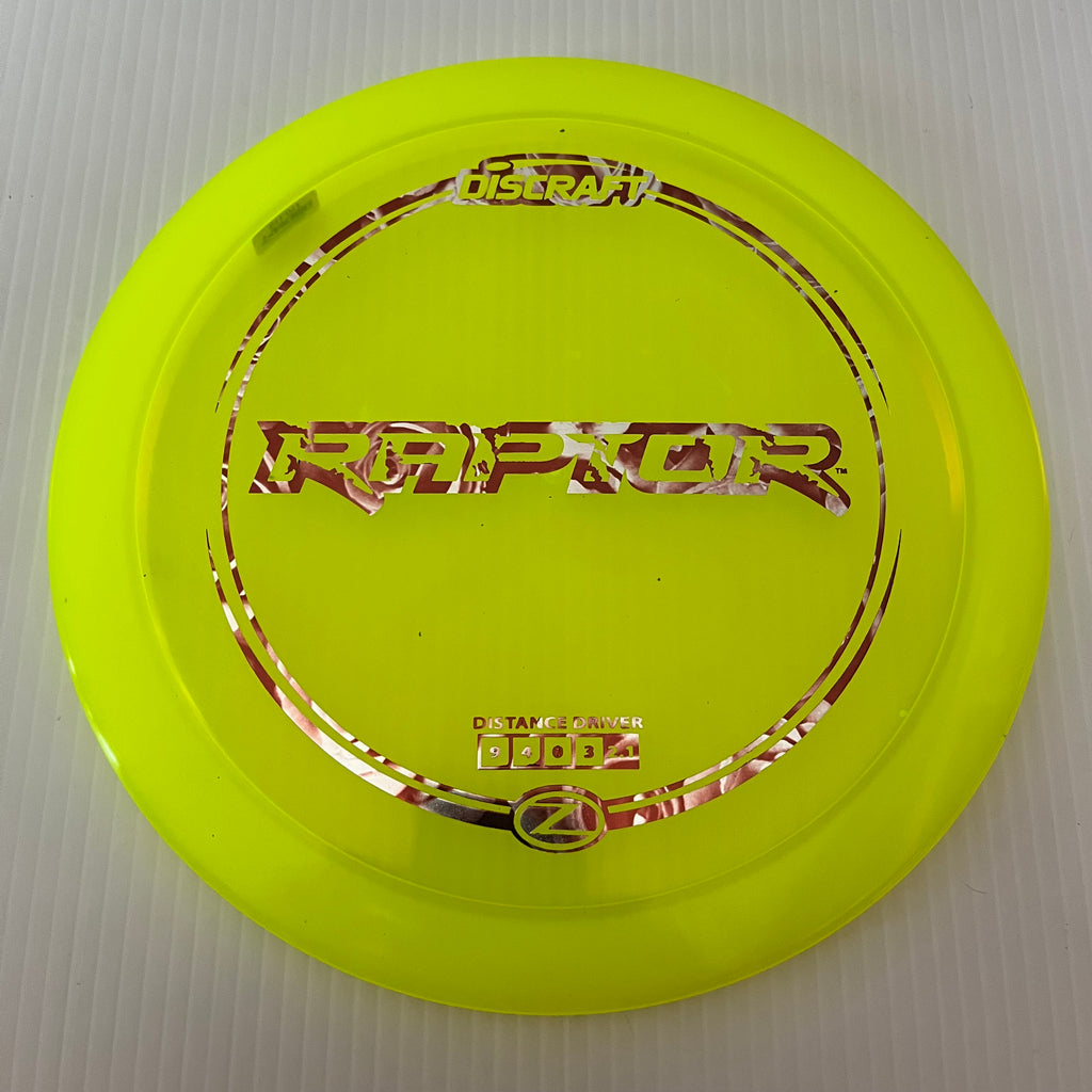 Discraft Z Raptor 9/4/0/3 (170-172g)