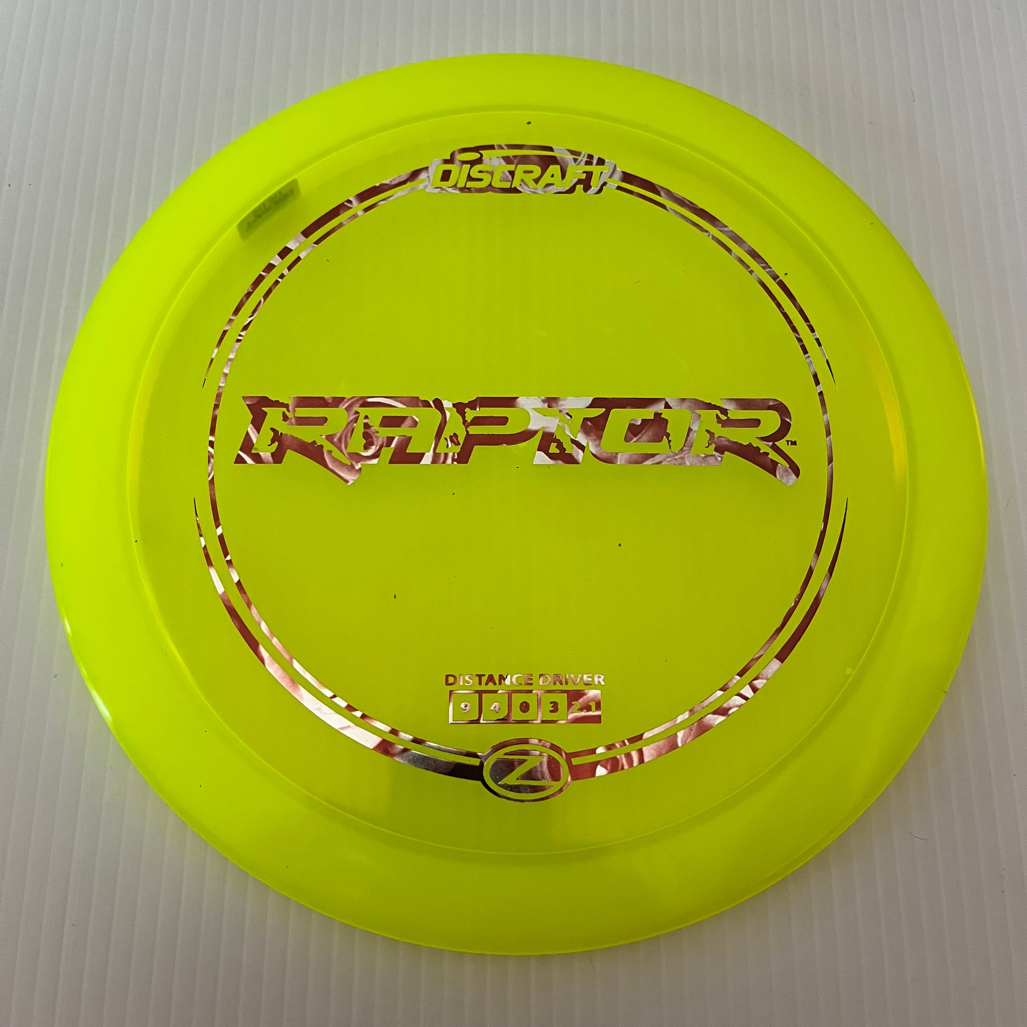 Discraft Z Raptor 9/4/0/3 (170-172g)