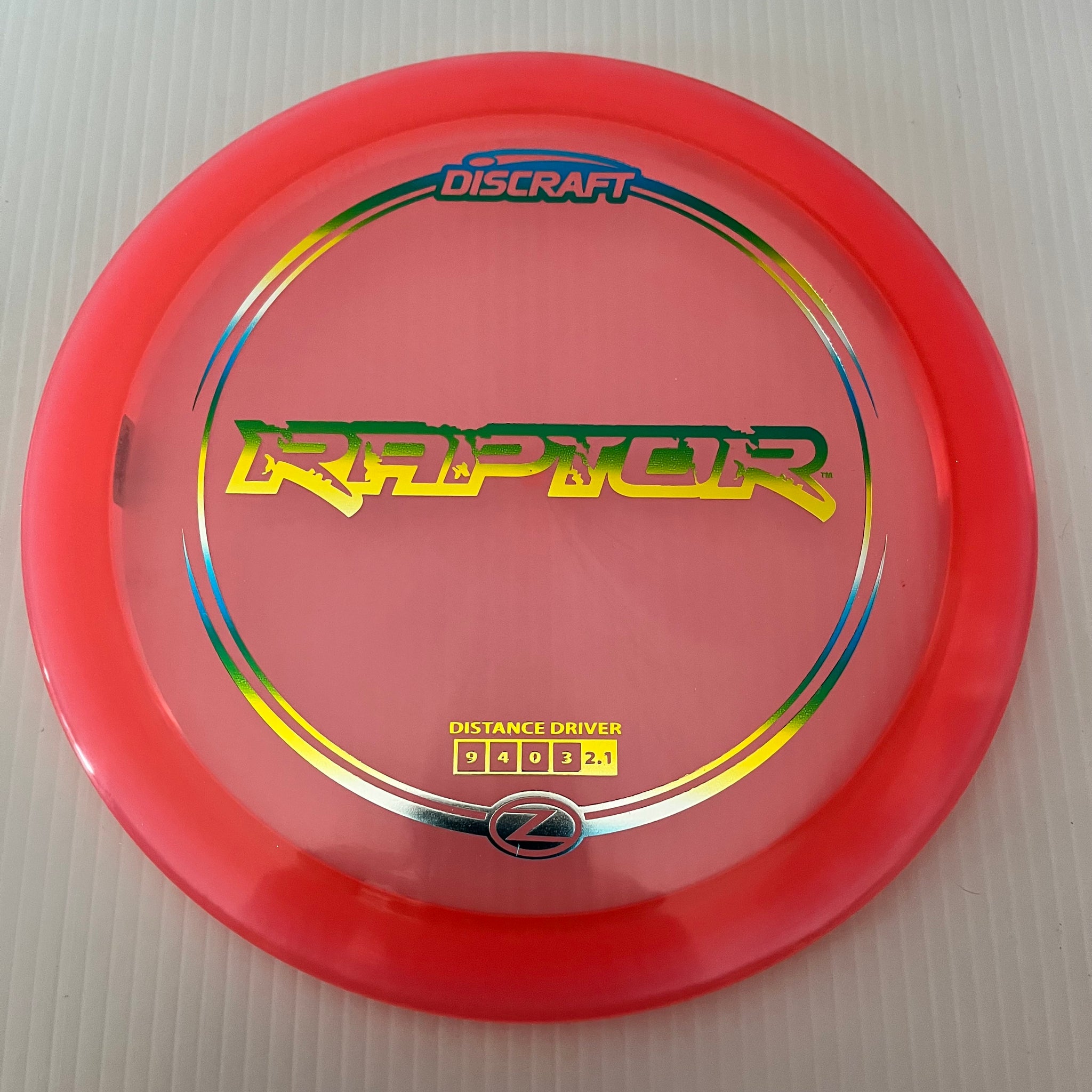 Discraft Z Raptor 9/4/0/3 (170-172g)