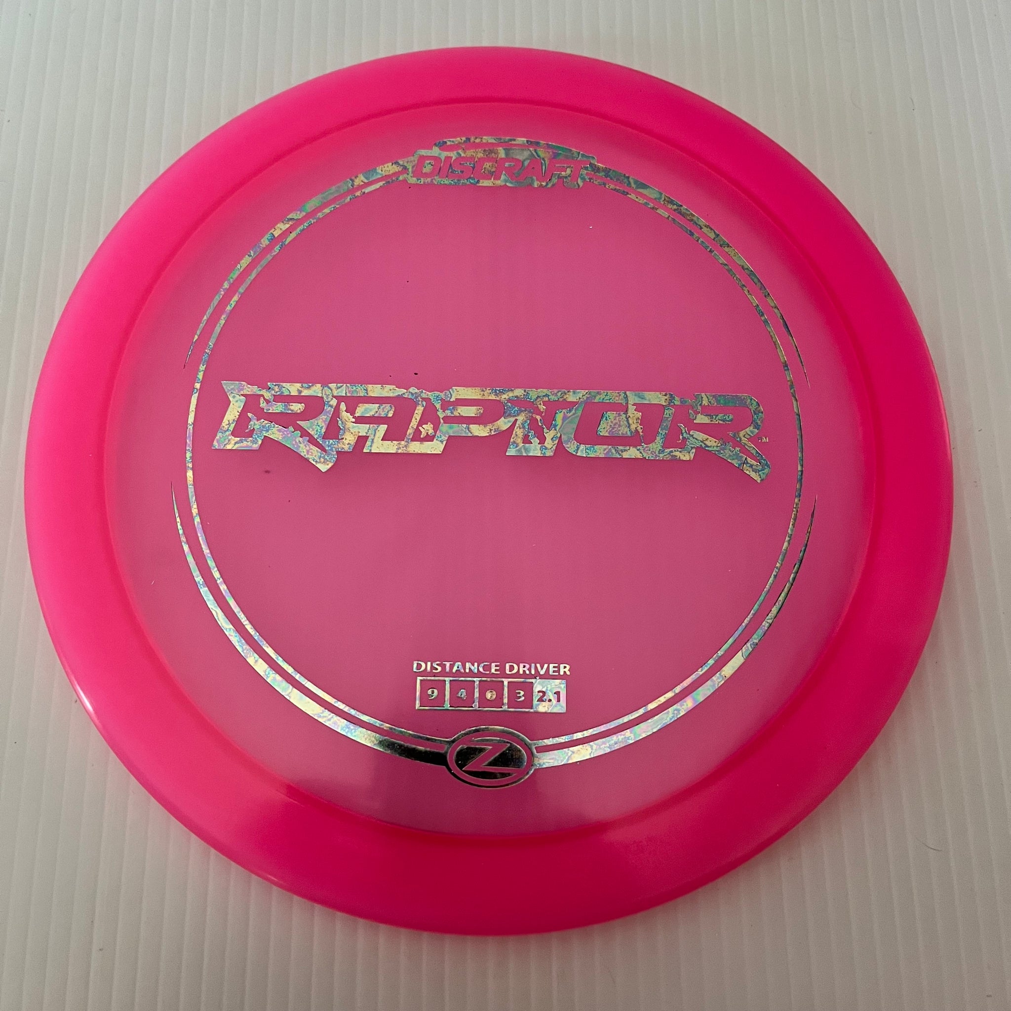 Discraft Z Raptor 9/4/0/3 (170-172g)