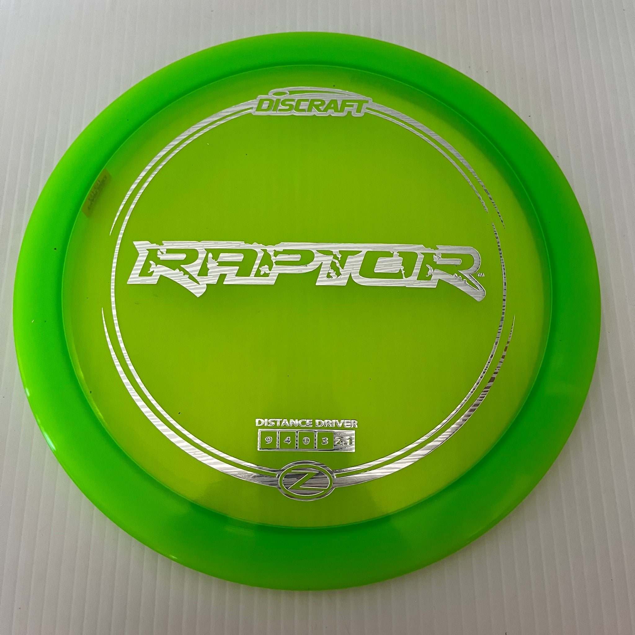 Discraft Z Raptor 9/4/0/3 (173-174g)