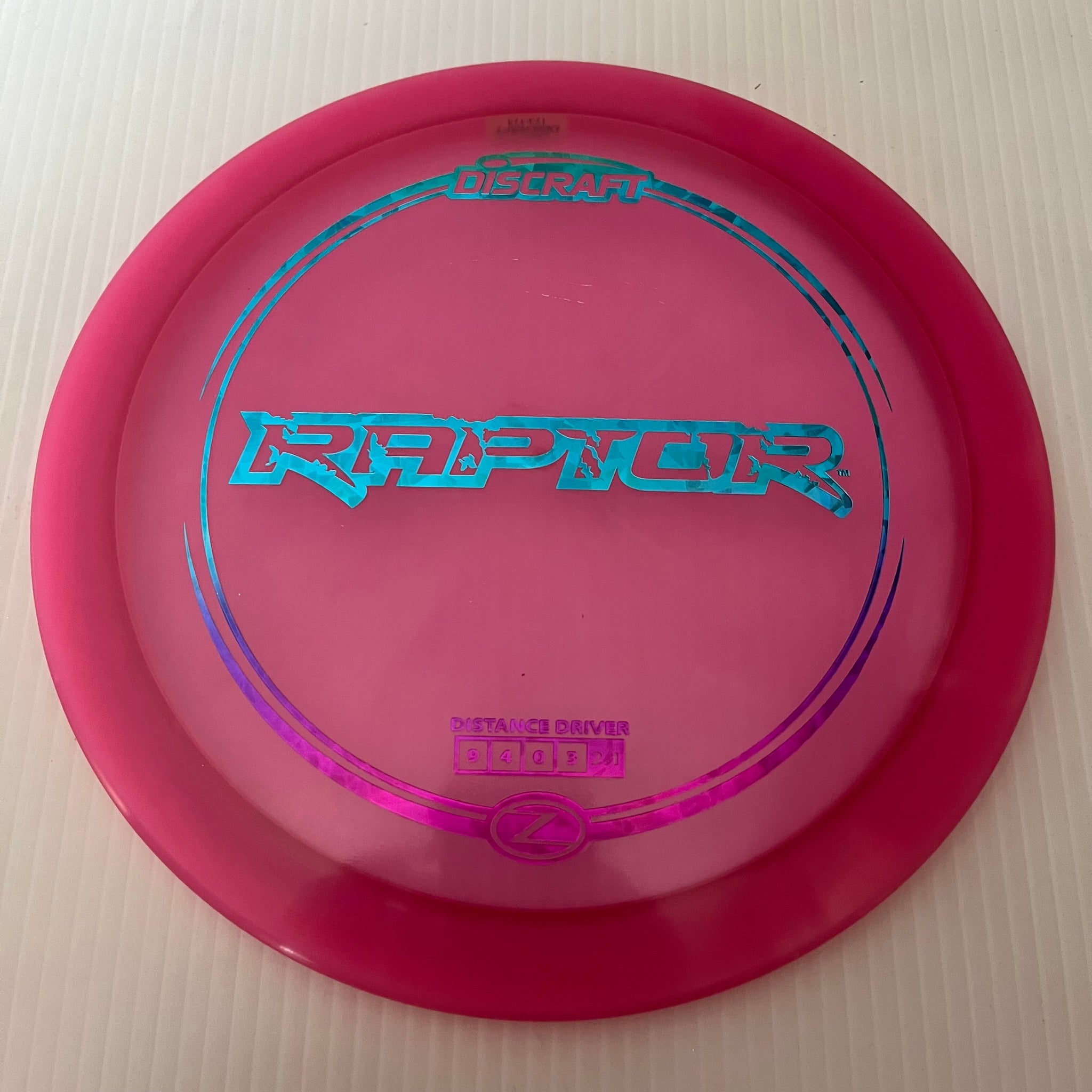 Discraft Z Raptor 9/4/0/3 (173-174g)