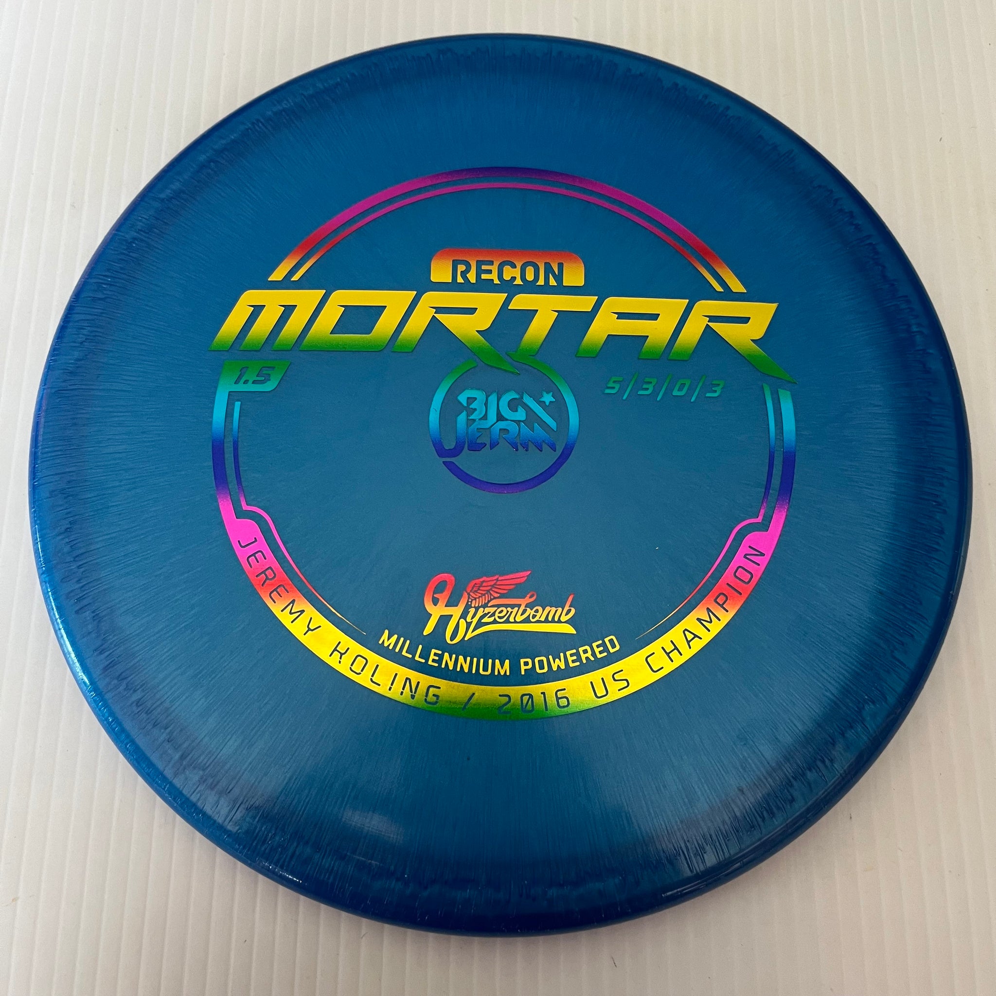 Millennium Discs 1.5 Big Jerm Hyzerbomb Recon Mortar 5/3/0/3