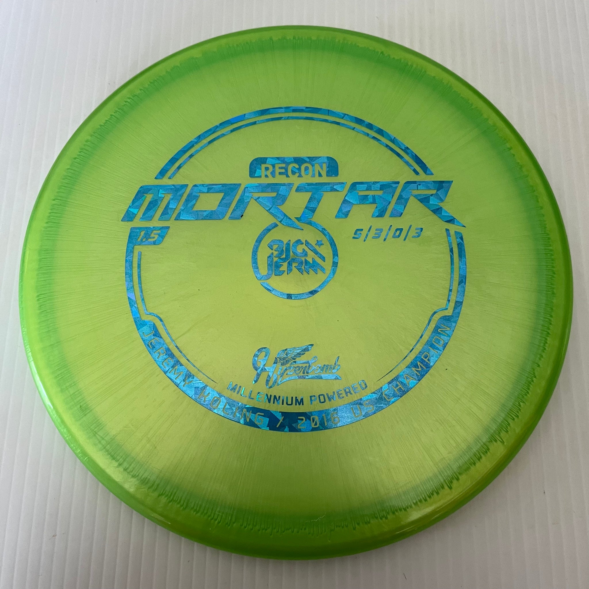 Millennium Discs 1.5 Big Jerm Hyzerbomb Recon Mortar 5/3/0/3