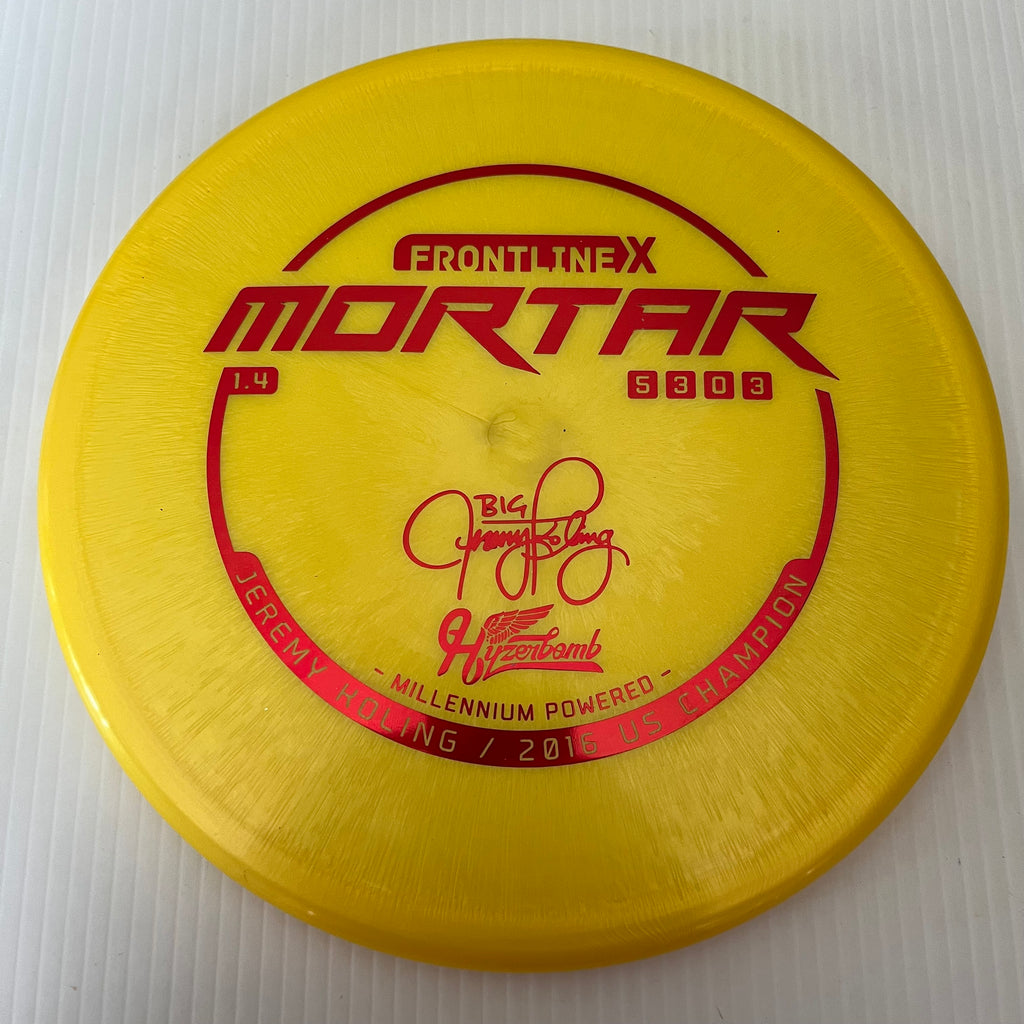 Millennium Discs 1.4 Big Jerm Hyzerbomb FrontlineX Mortar 5/3/0/3
