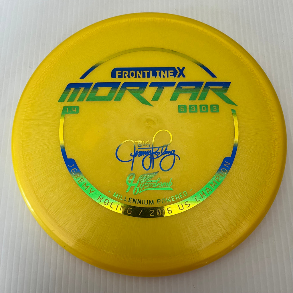 Millennium Discs 1.4 Big Jerm Hyzerbomb FrontlineX Mortar 5/3/0/3