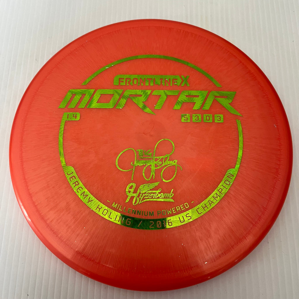 Millennium Discs 1.4 Big Jerm Hyzerbomb FrontlineX Mortar 5/3/0/3