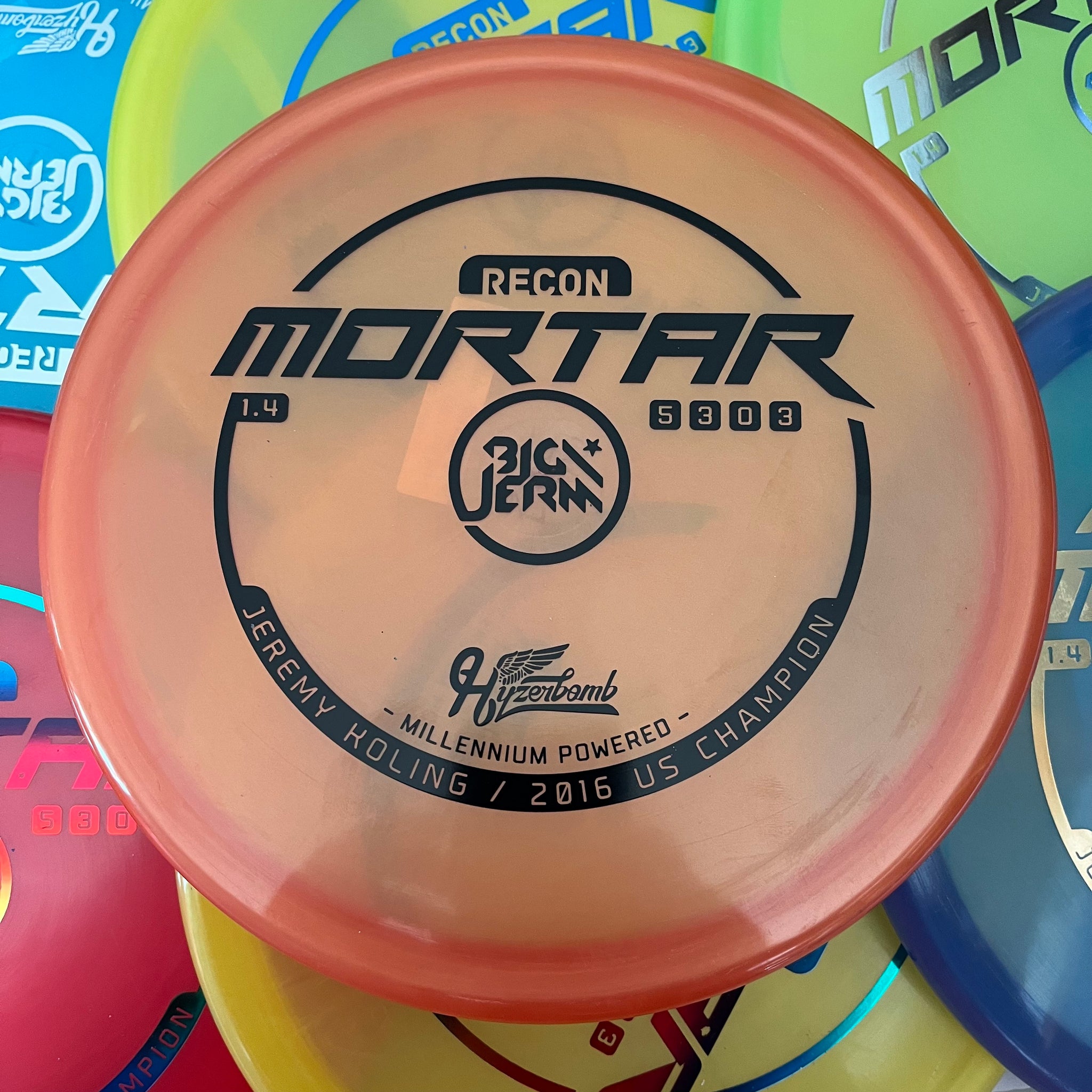 Millennium Discs 1.4 Big Jerm Hyzerbomb Recon Mortar 5/3/0/3