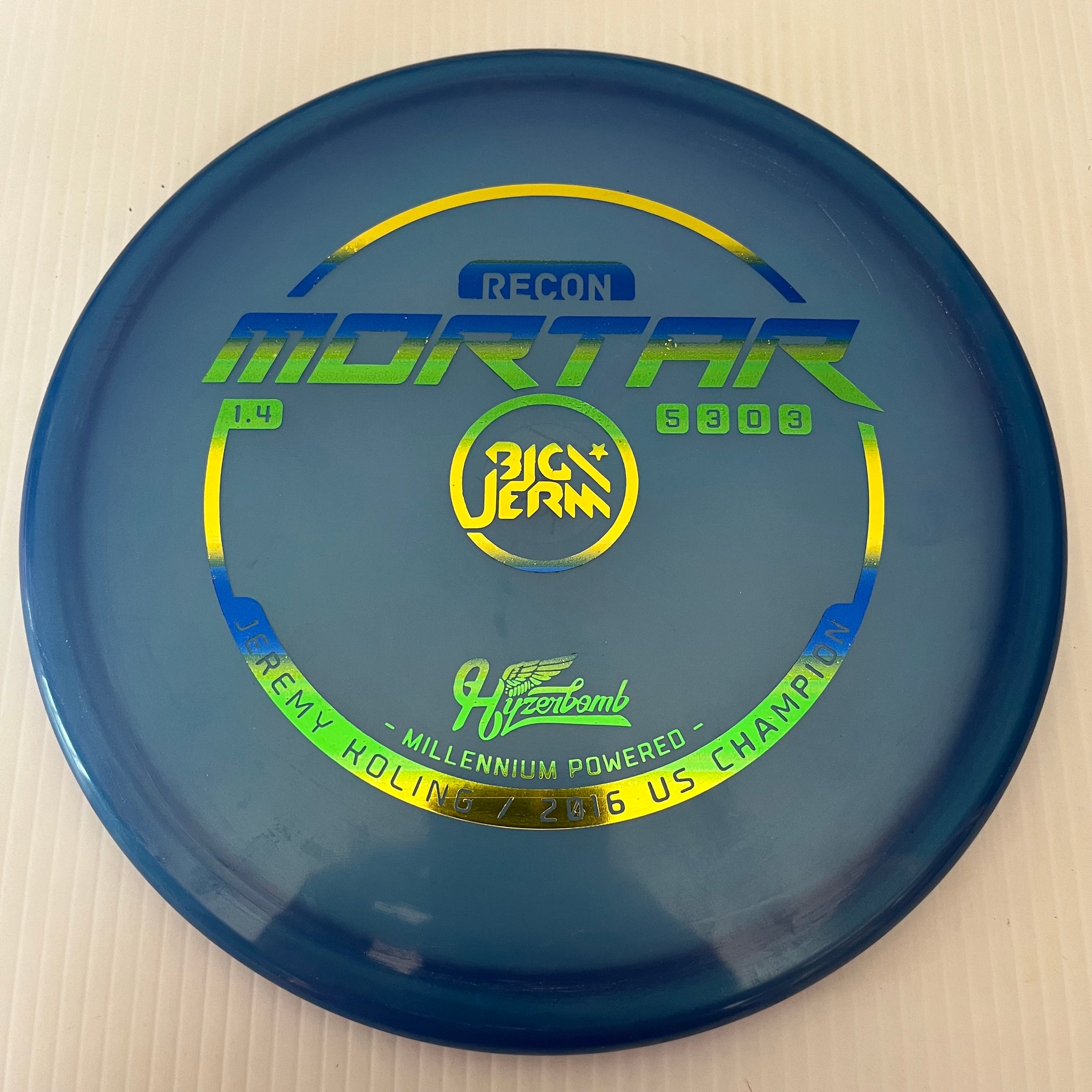 Millennium Discs 1.4 Big Jerm Hyzerbomb Recon Mortar 5/3/0/3
