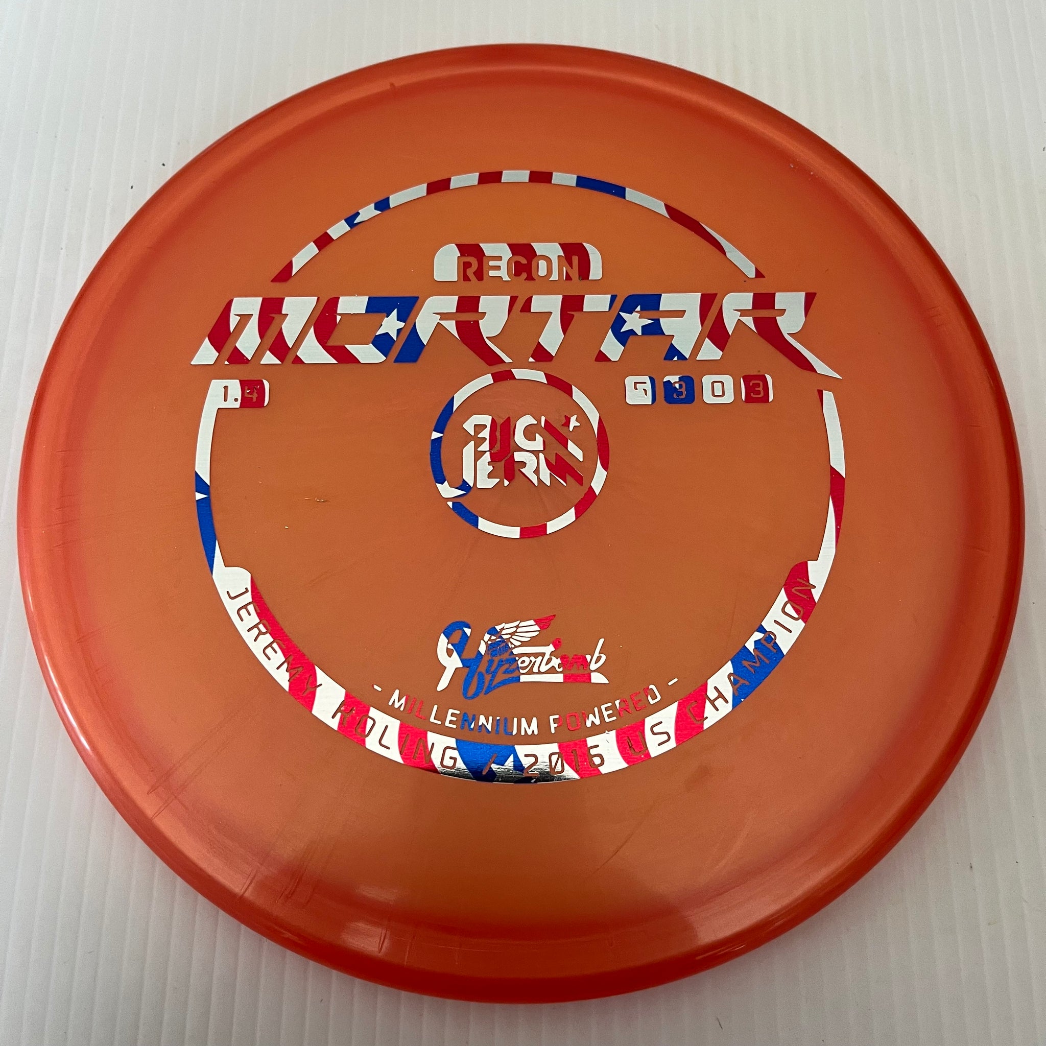 Millennium Discs 1.4 Big Jerm Hyzerbomb Recon Mortar 5/3/0/3