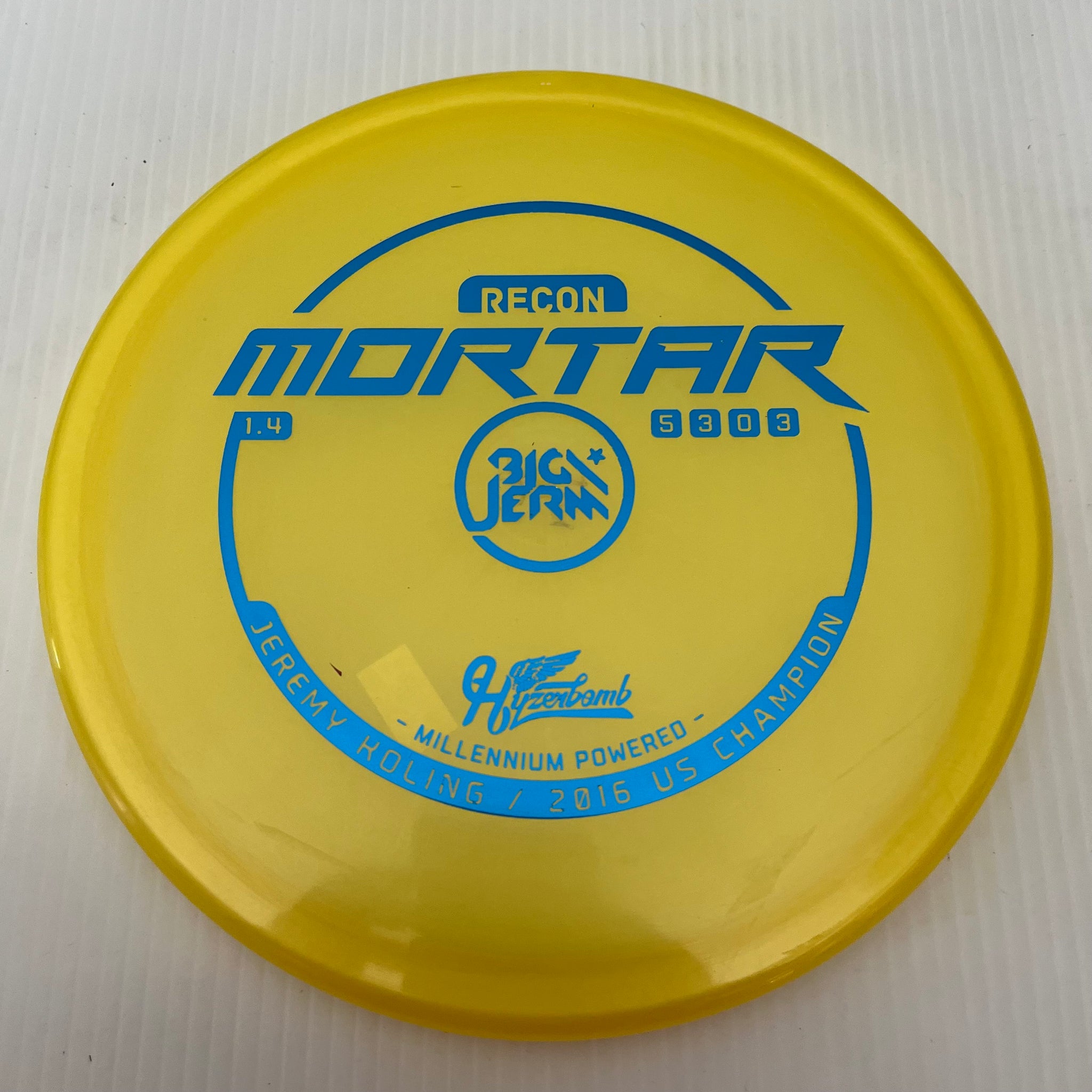 Millennium Discs 1.4 Big Jerm Hyzerbomb Recon Mortar 5/3/0/3